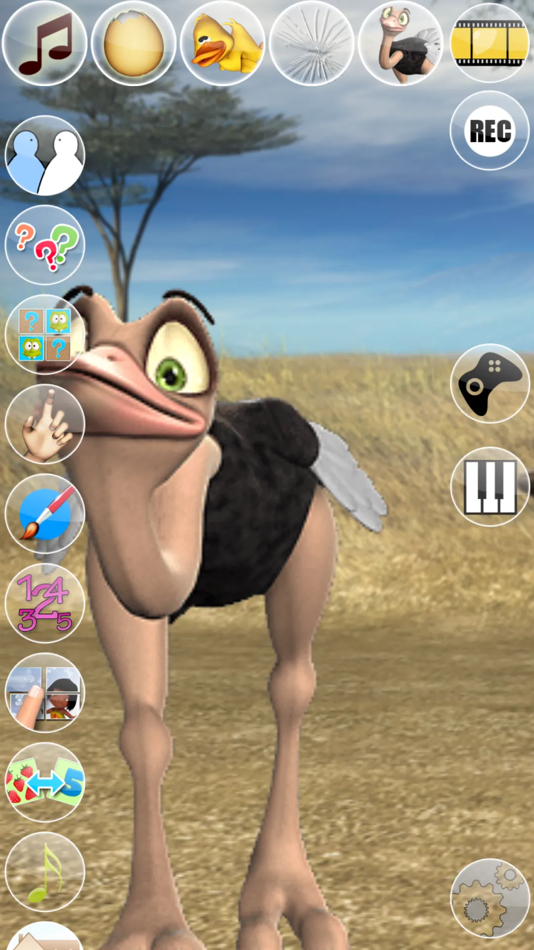 Talking Joe Ostrich | Indus Appstore | Screenshot