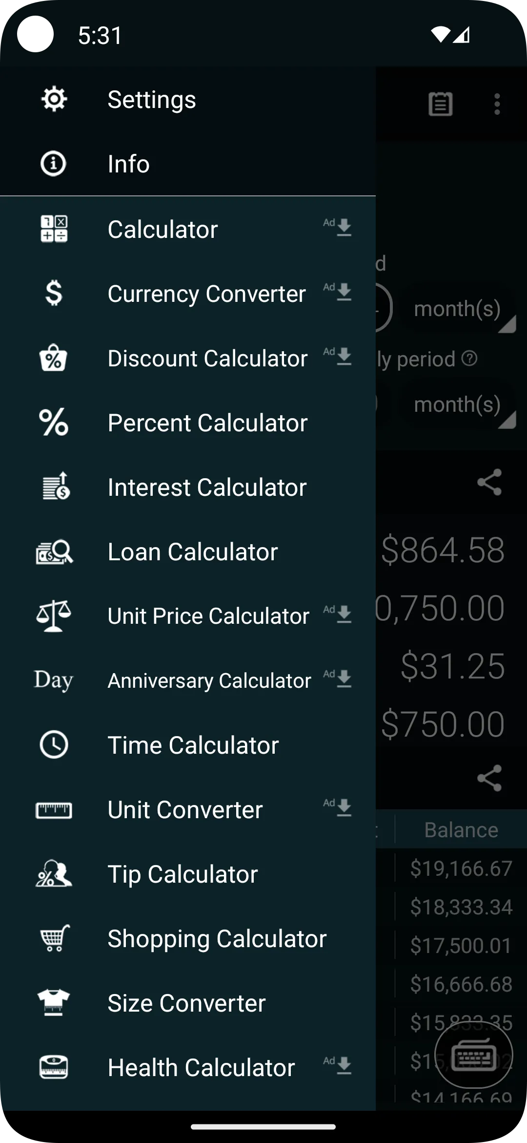 Loan Calculator | Indus Appstore | Screenshot