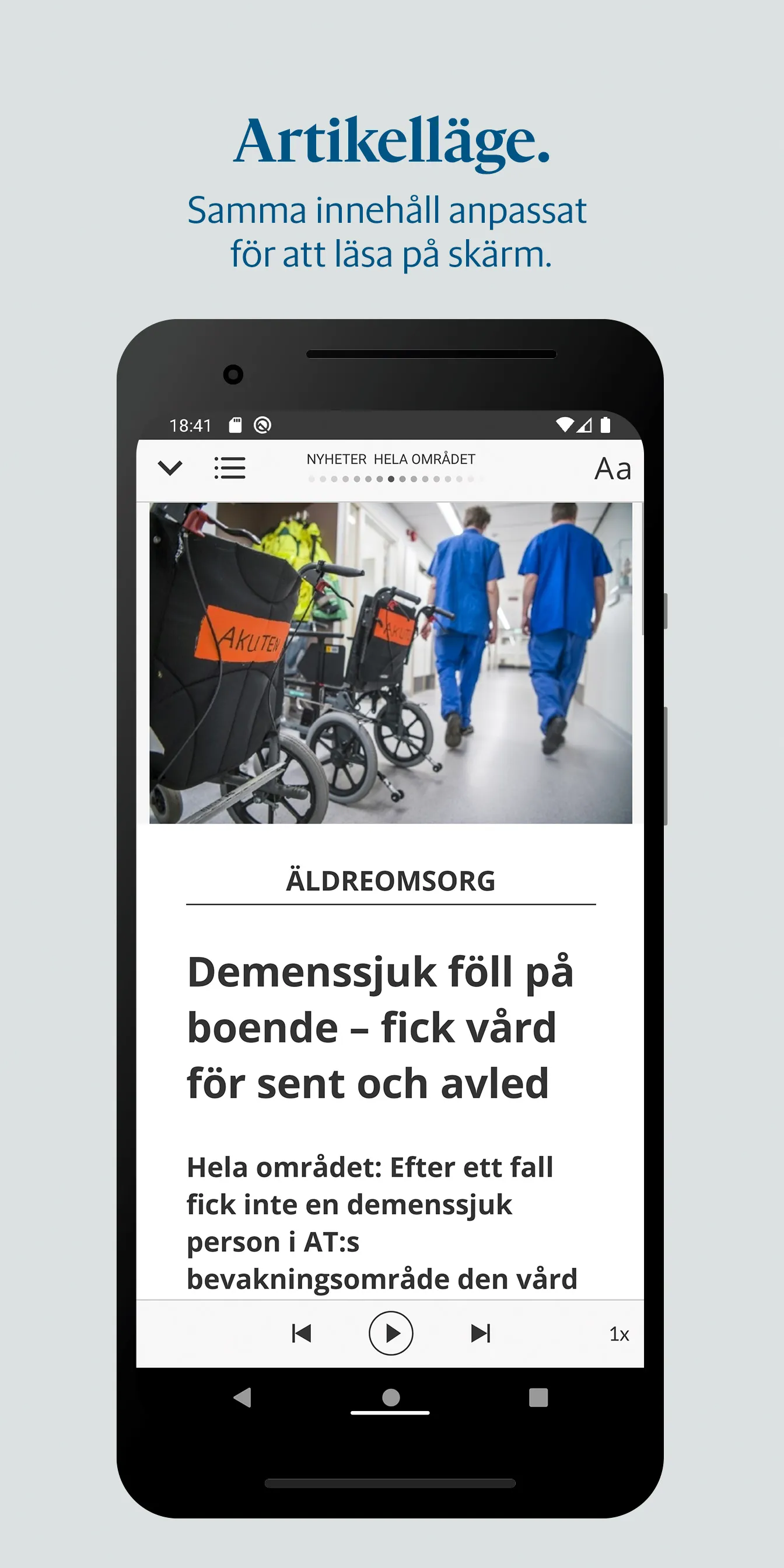 Alingsås Tidning e-tidning | Indus Appstore | Screenshot