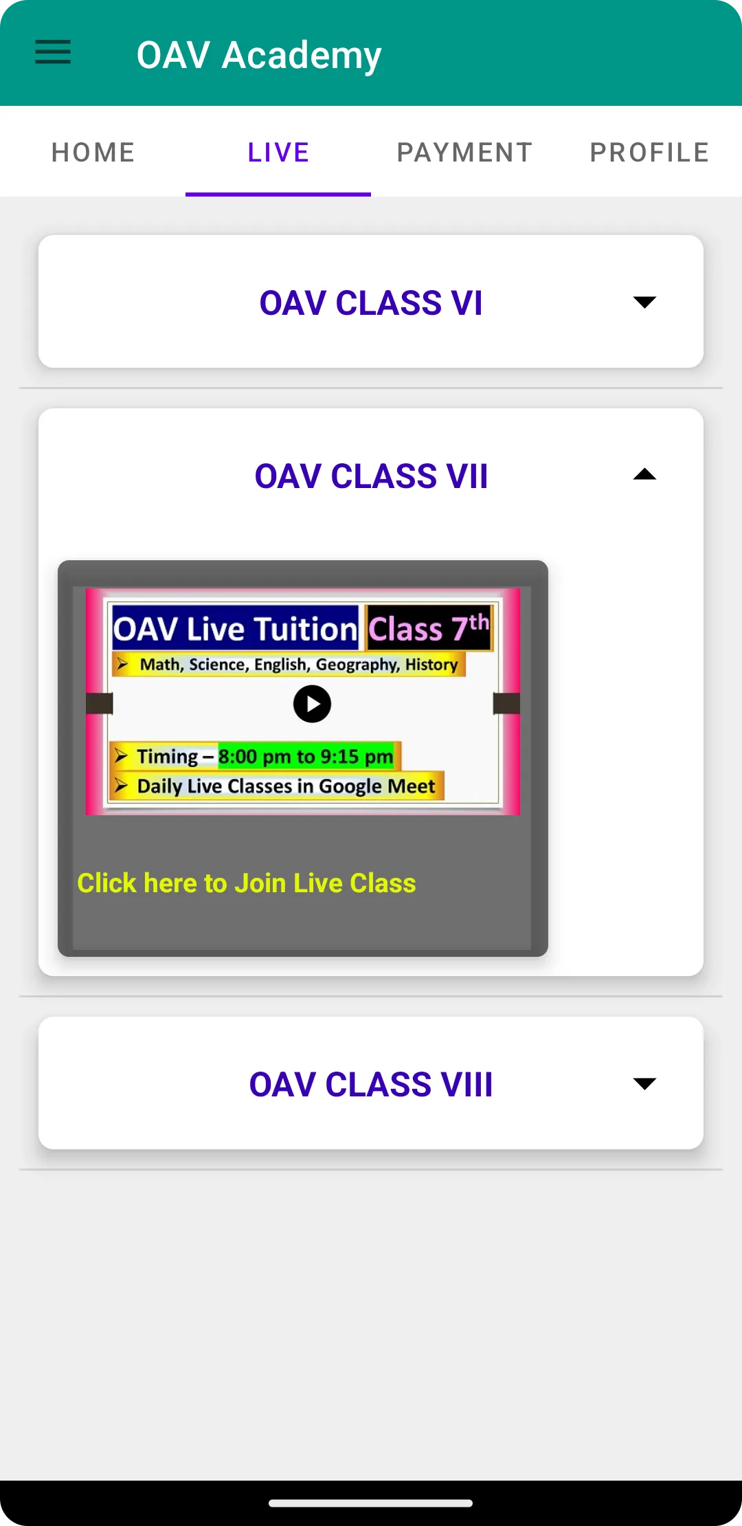 OAV Academy | Indus Appstore | Screenshot