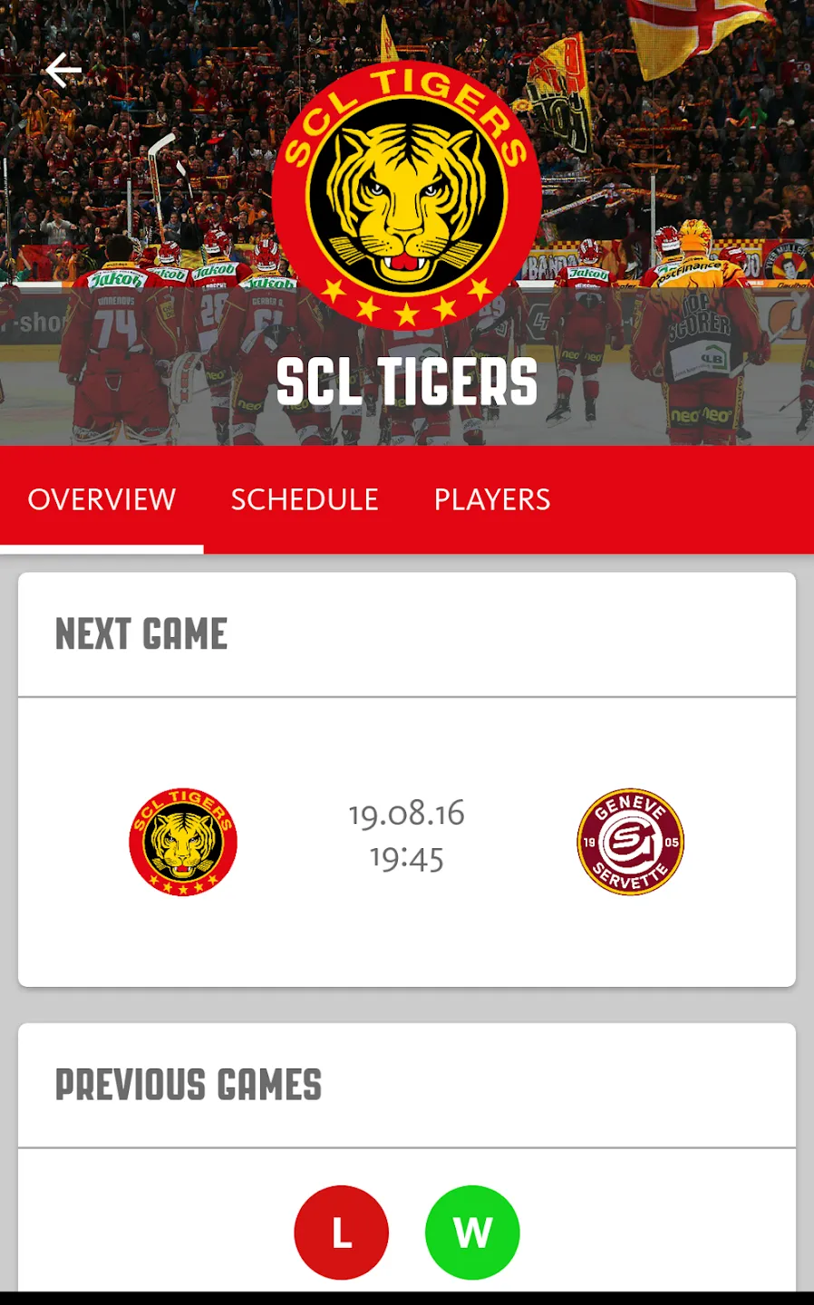 SCL Tigers | Indus Appstore | Screenshot