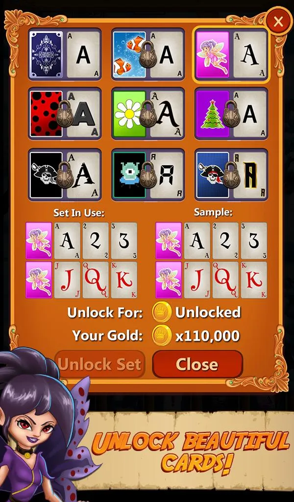 Solitaire - Elven Wonderland | Indus Appstore | Screenshot