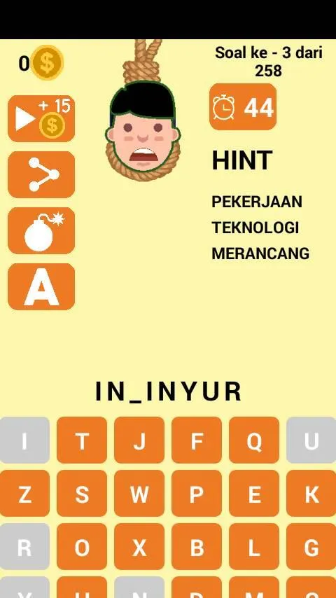 Kuis Tebak Kata Asah Otak 2023 | Indus Appstore | Screenshot