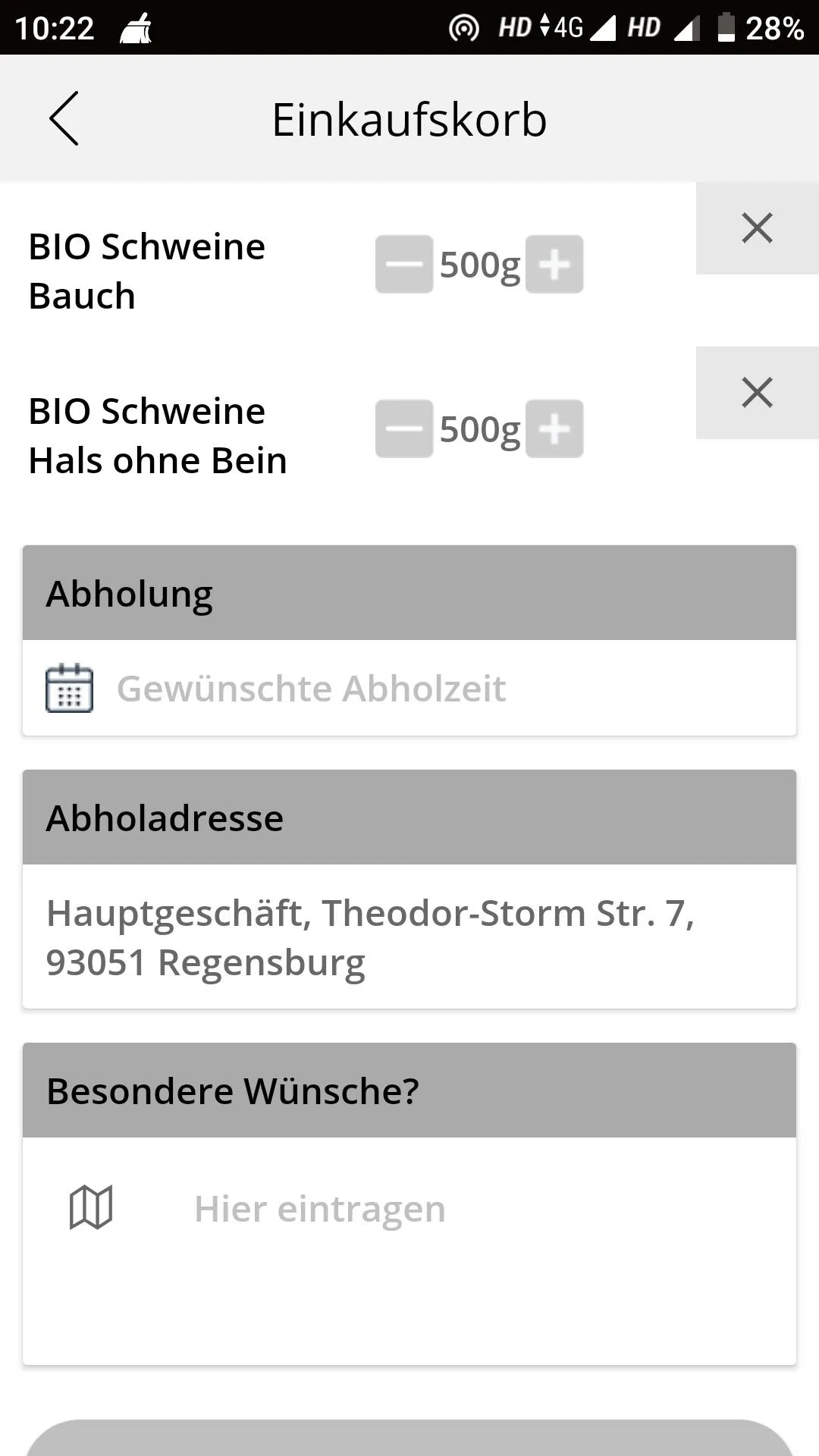 Metzgerei Schmid | Indus Appstore | Screenshot