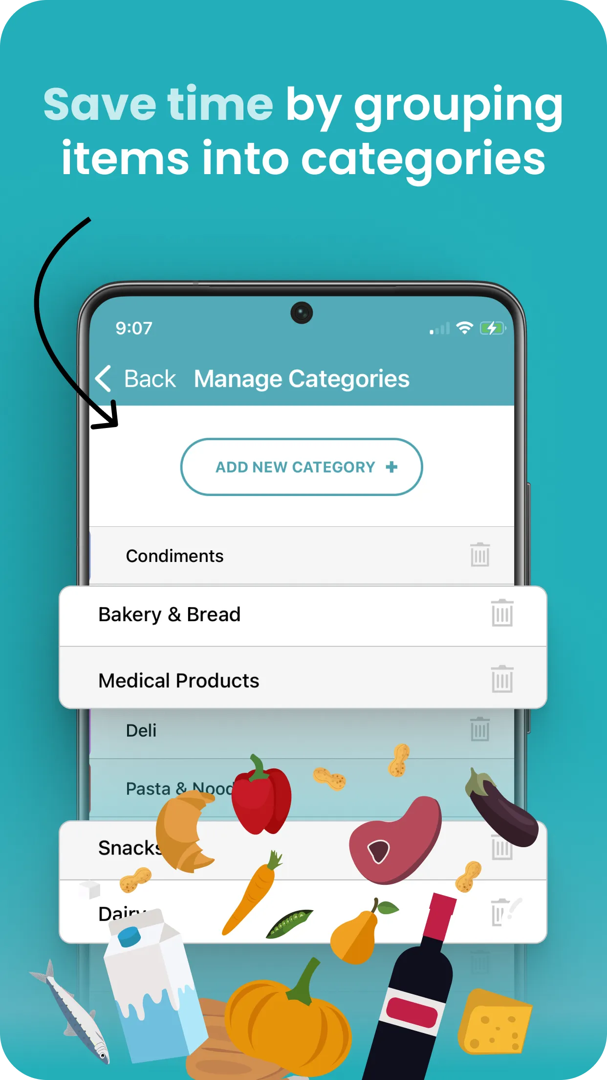 Grocery List App - Out of Milk | Indus Appstore | Screenshot