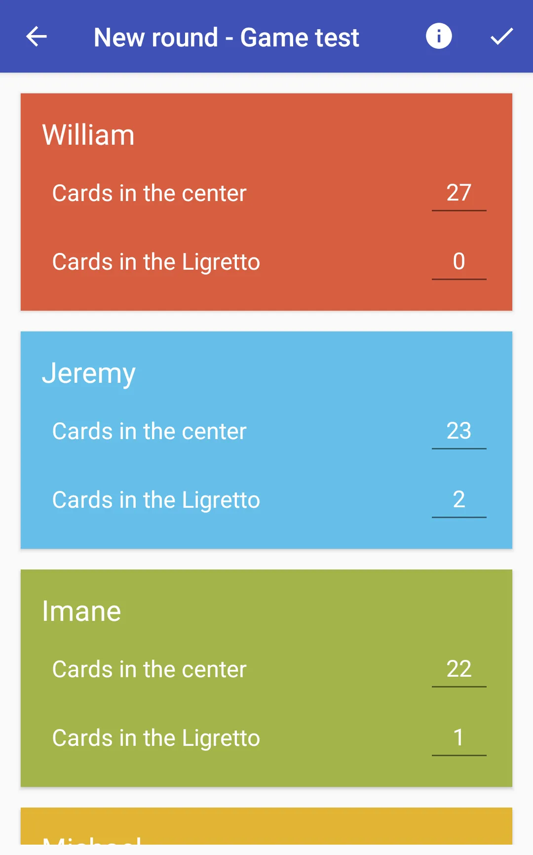 Ligretto Score | Indus Appstore | Screenshot