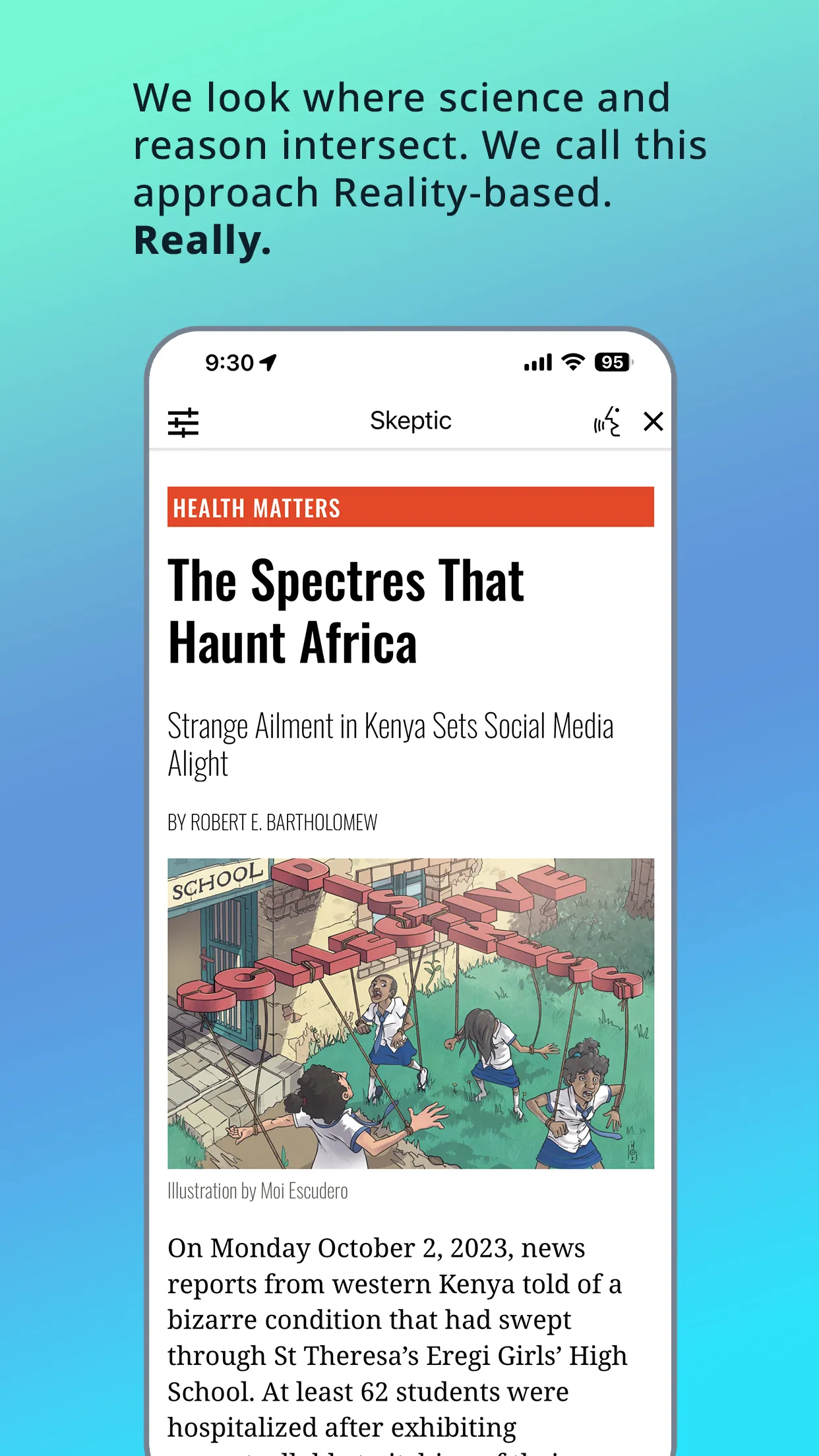 Skeptic Magazine | Indus Appstore | Screenshot