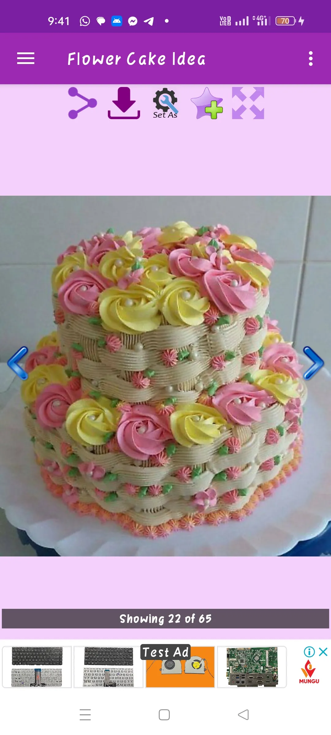 Flower Cake Idea Gallery | Indus Appstore | Screenshot