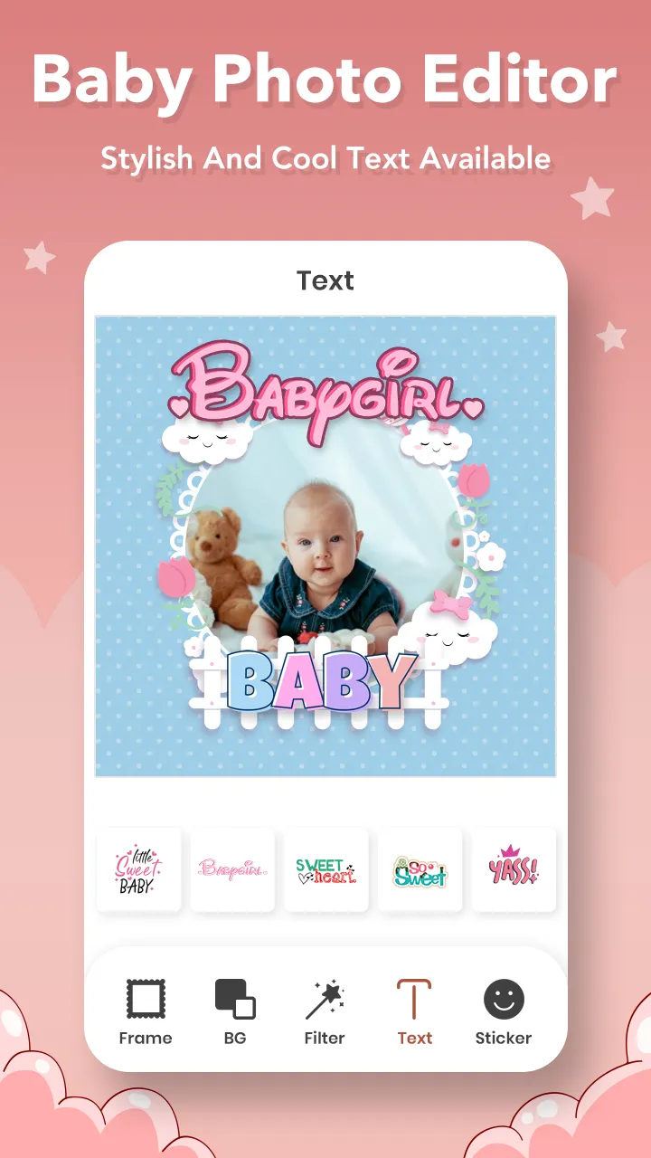 Baby Photo Editor : Tootsie Ba | Indus Appstore | Screenshot