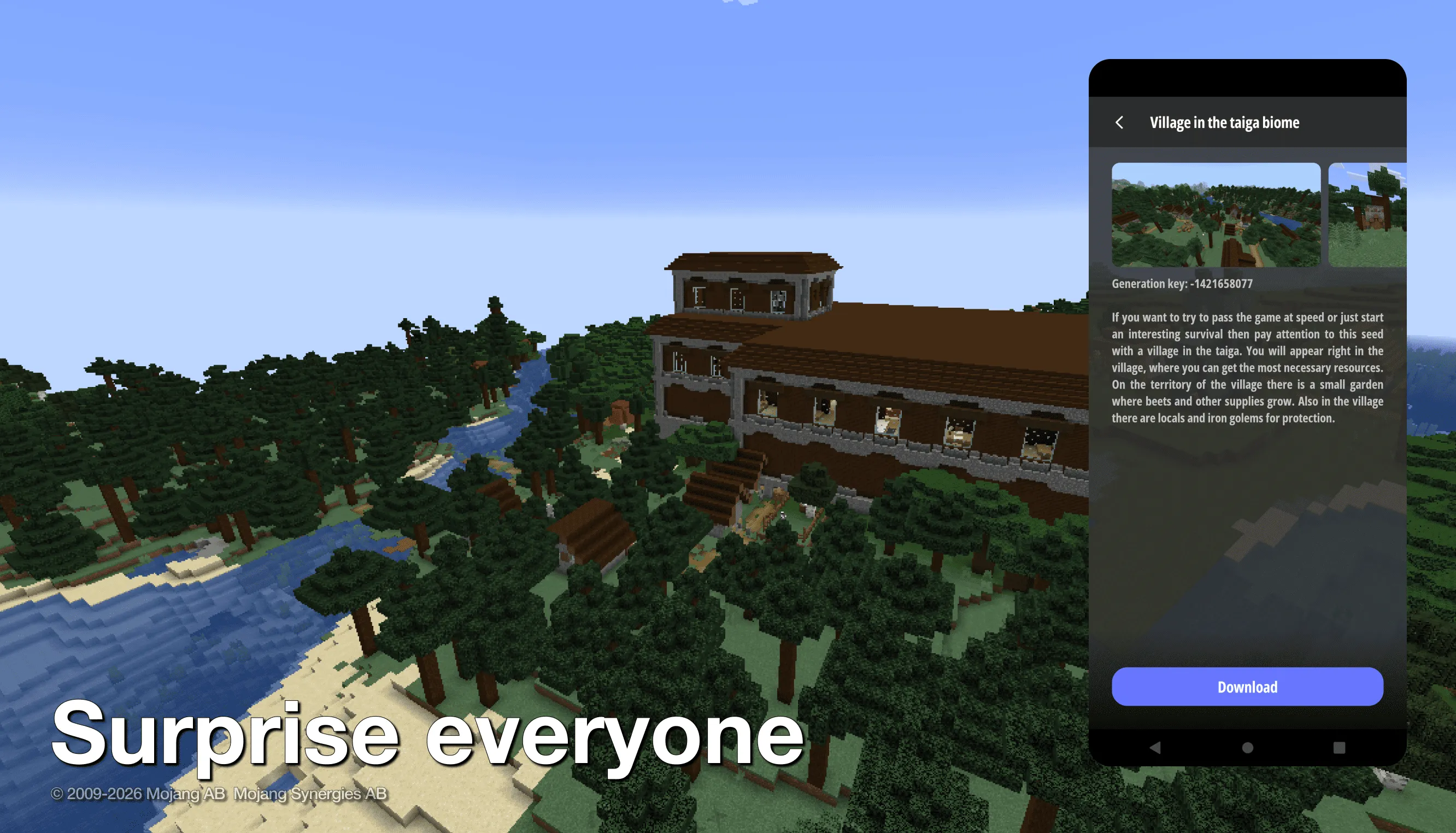 seeds for minecraft pe | Indus Appstore | Screenshot