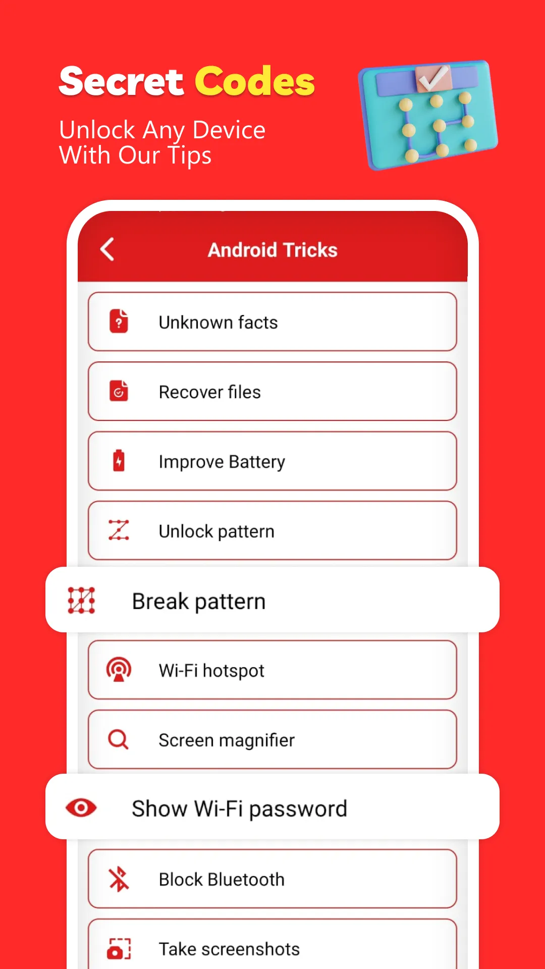 Android Secret Codes Tips | Indus Appstore | Screenshot