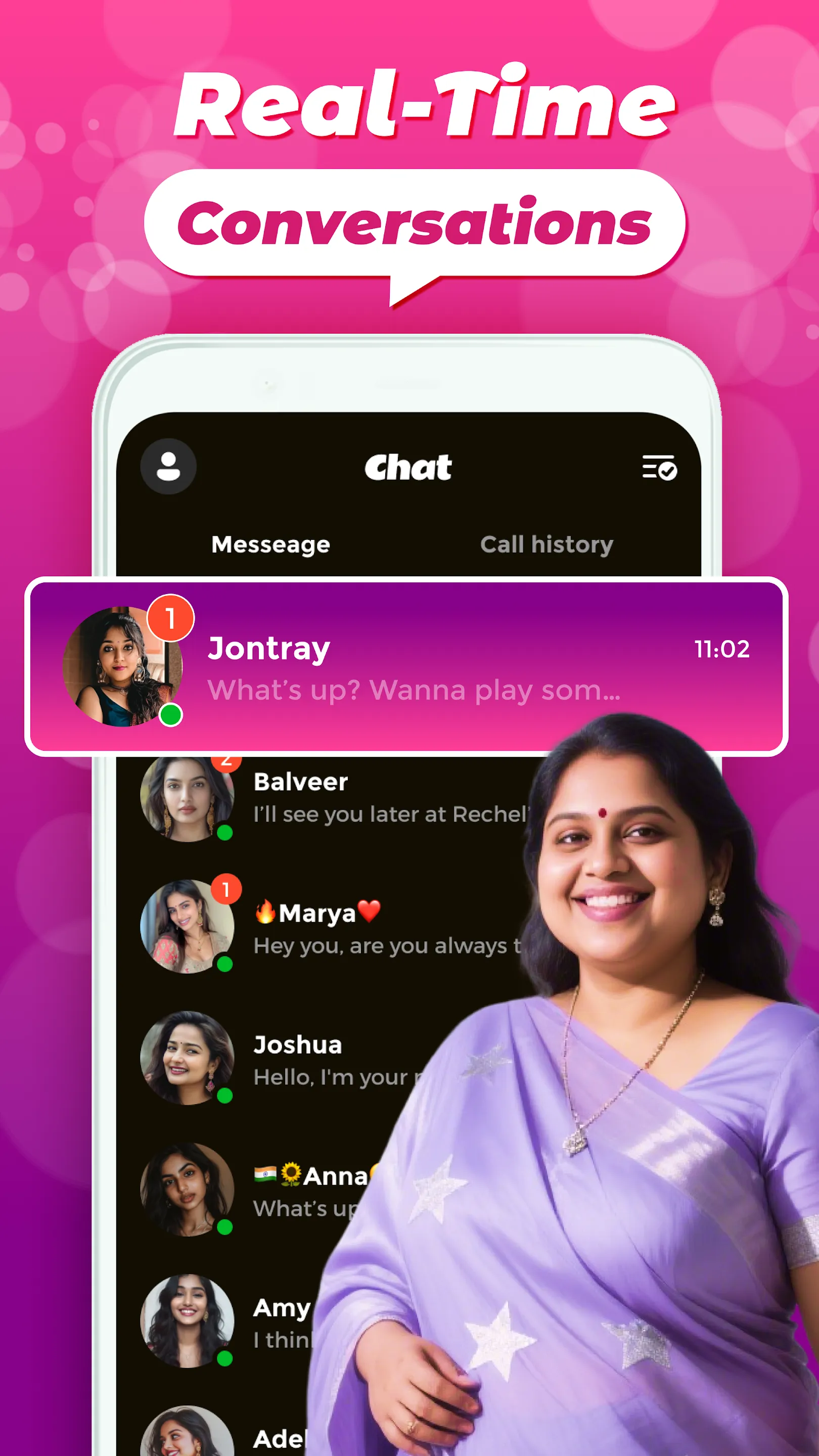 Vizzy-Happy Live Chat | Indus Appstore | Screenshot