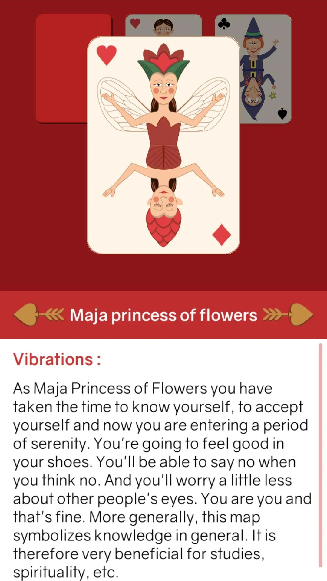 Fairy Tale Tarot | Indus Appstore | Screenshot