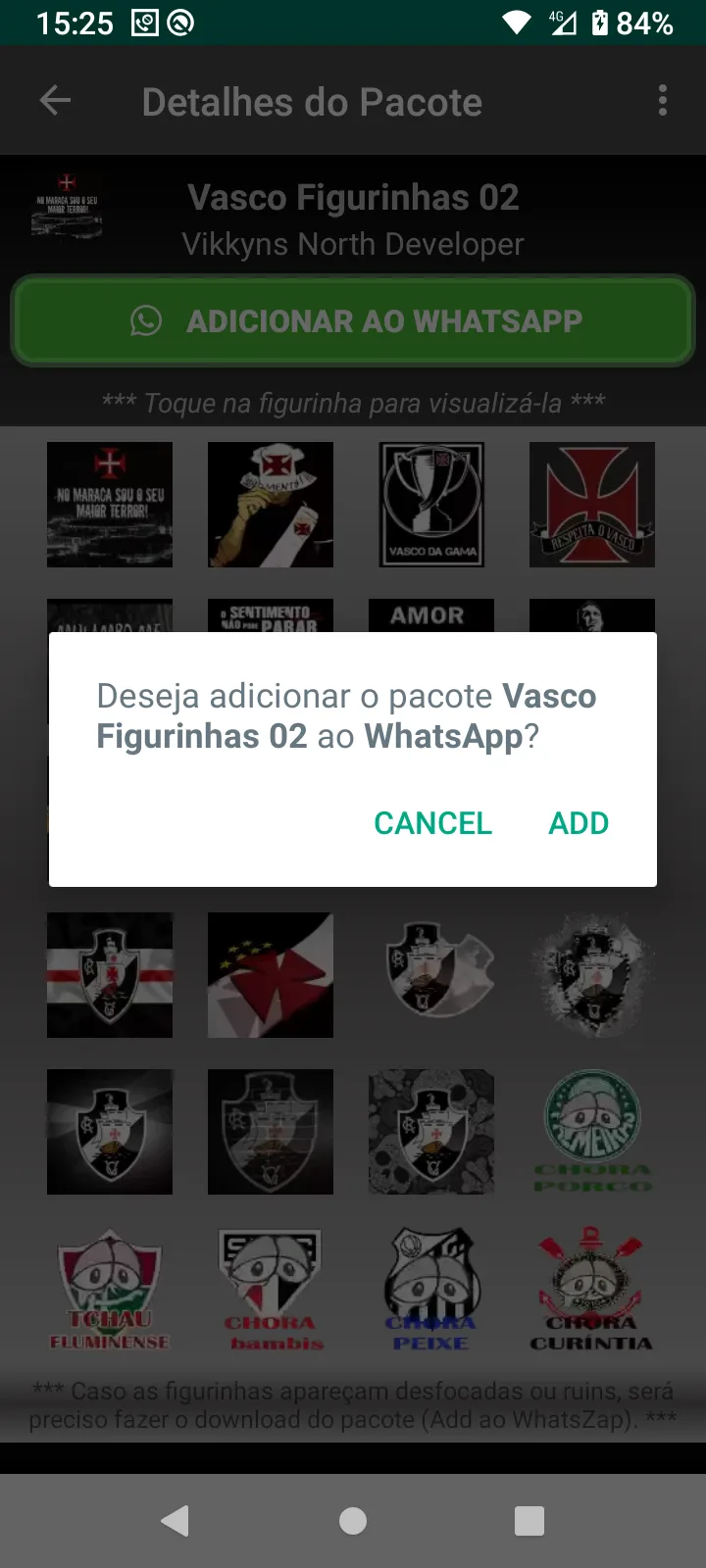 Figurinhas do Vasco | Indus Appstore | Screenshot