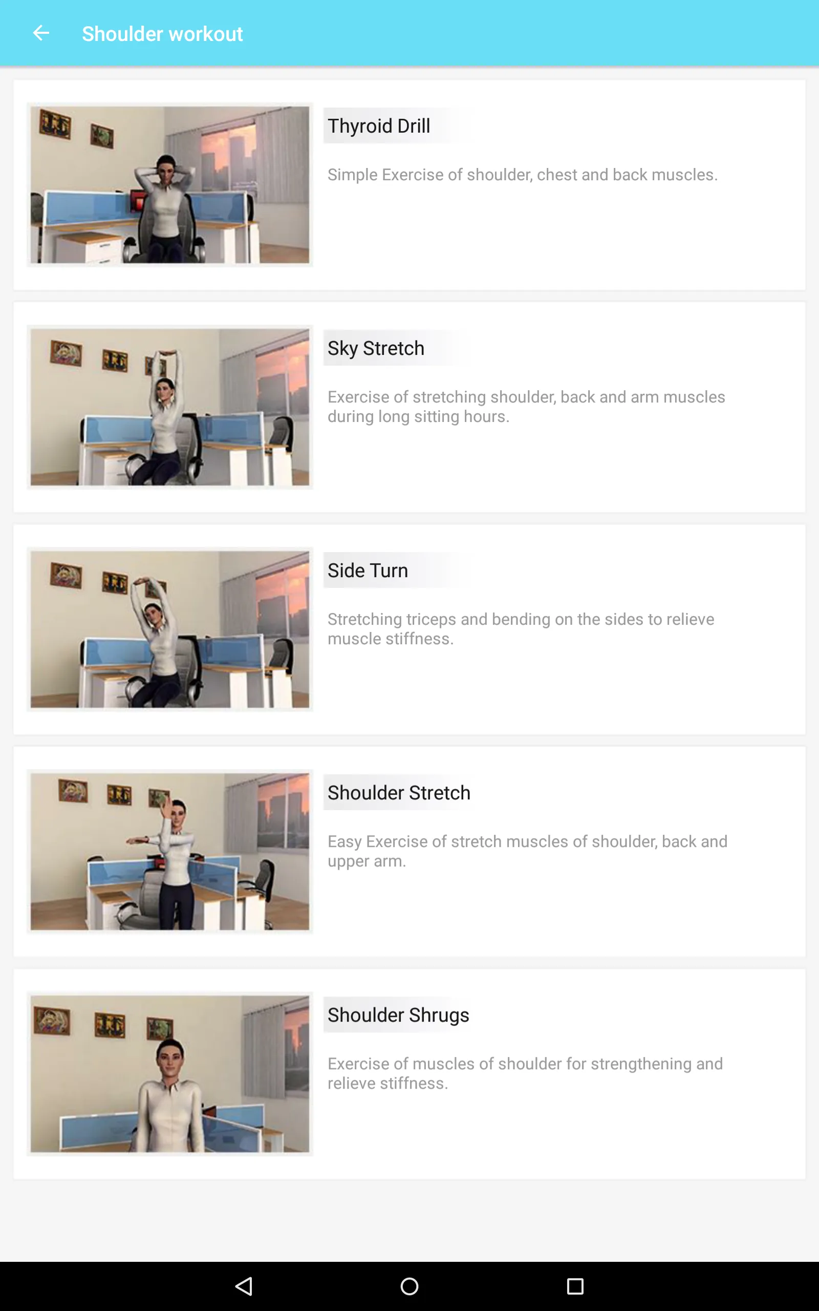 Office Yoga - Fitness Workouts | Indus Appstore | Screenshot