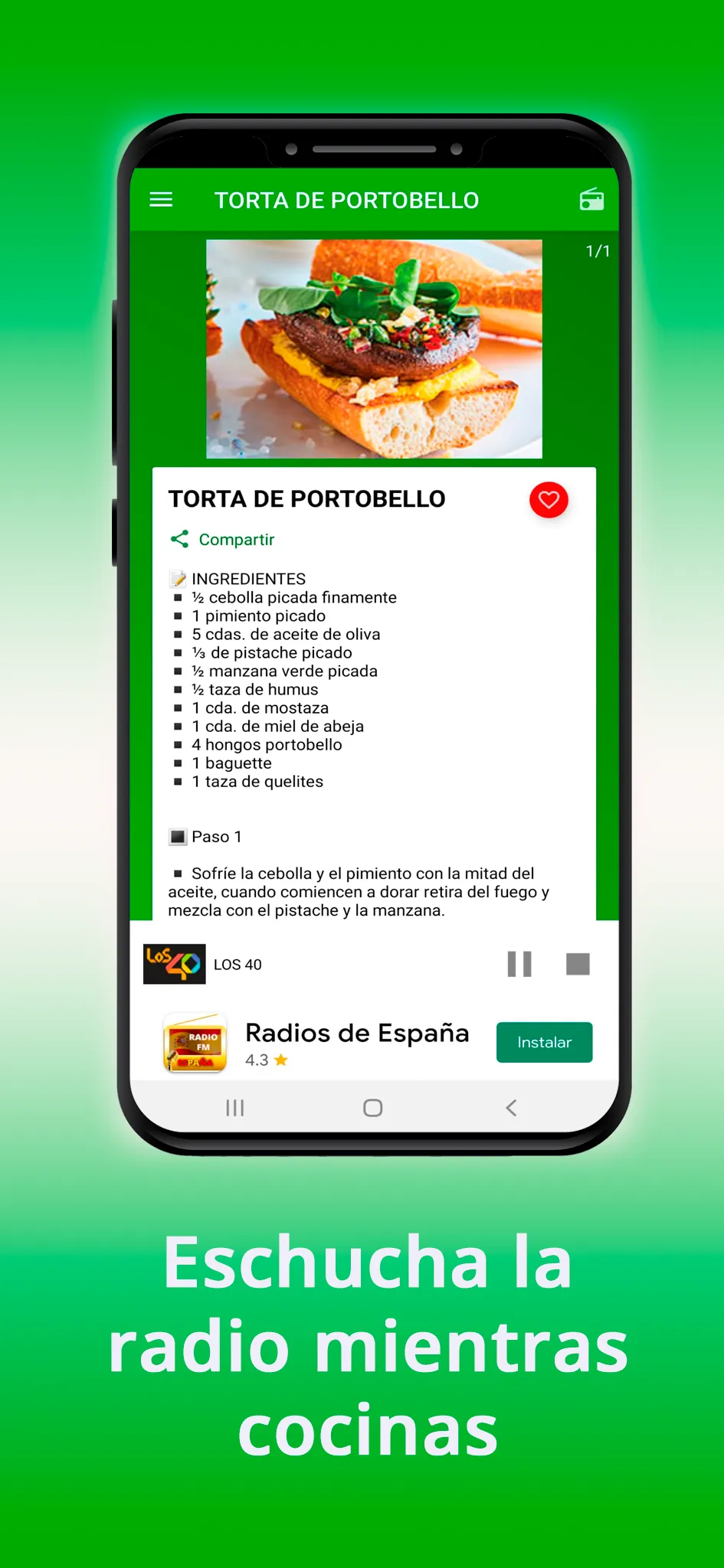 Recetas Fáciles Veganas | Indus Appstore | Screenshot