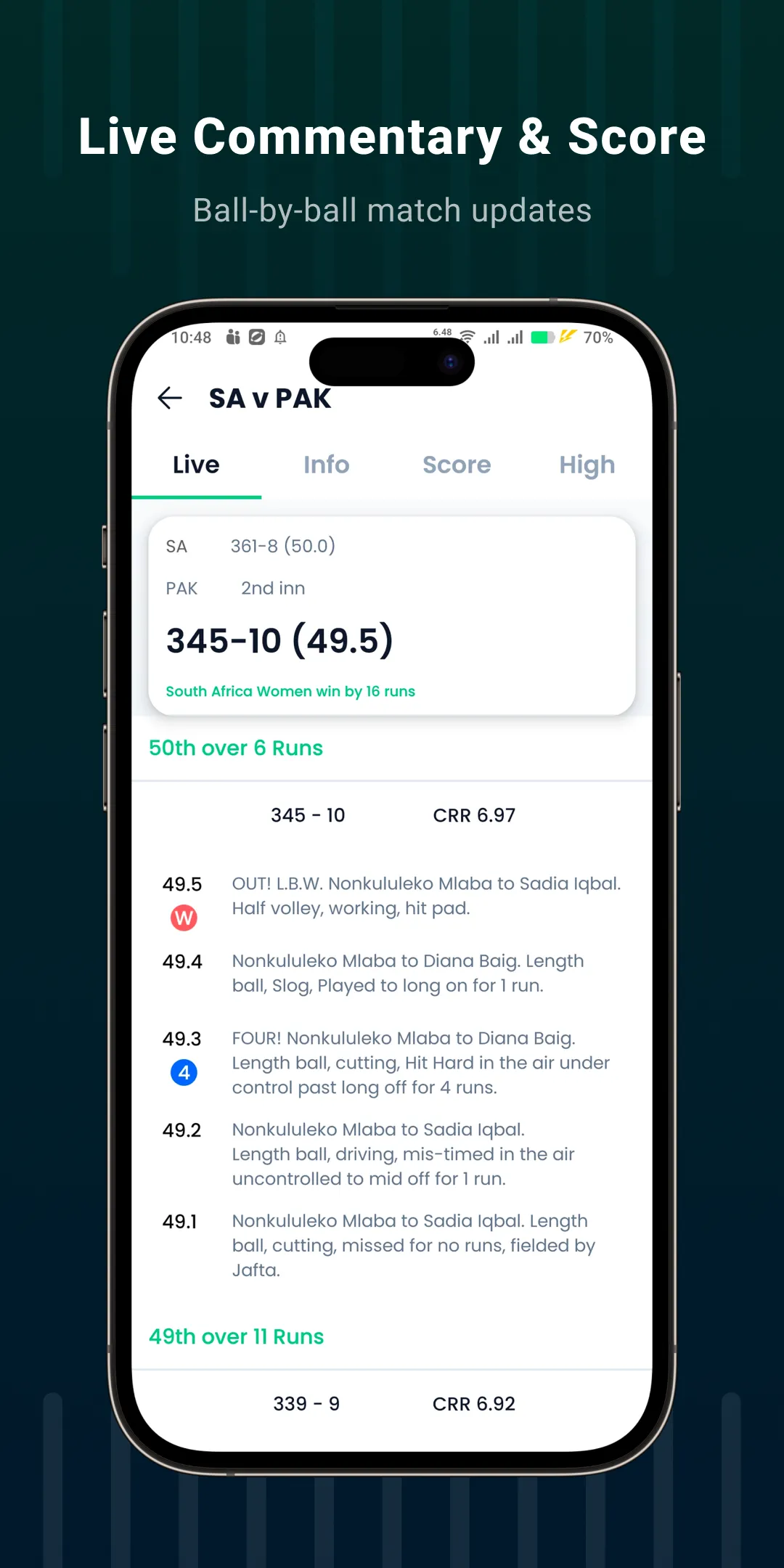 Live Cricket TV HD streming | Indus Appstore | Screenshot