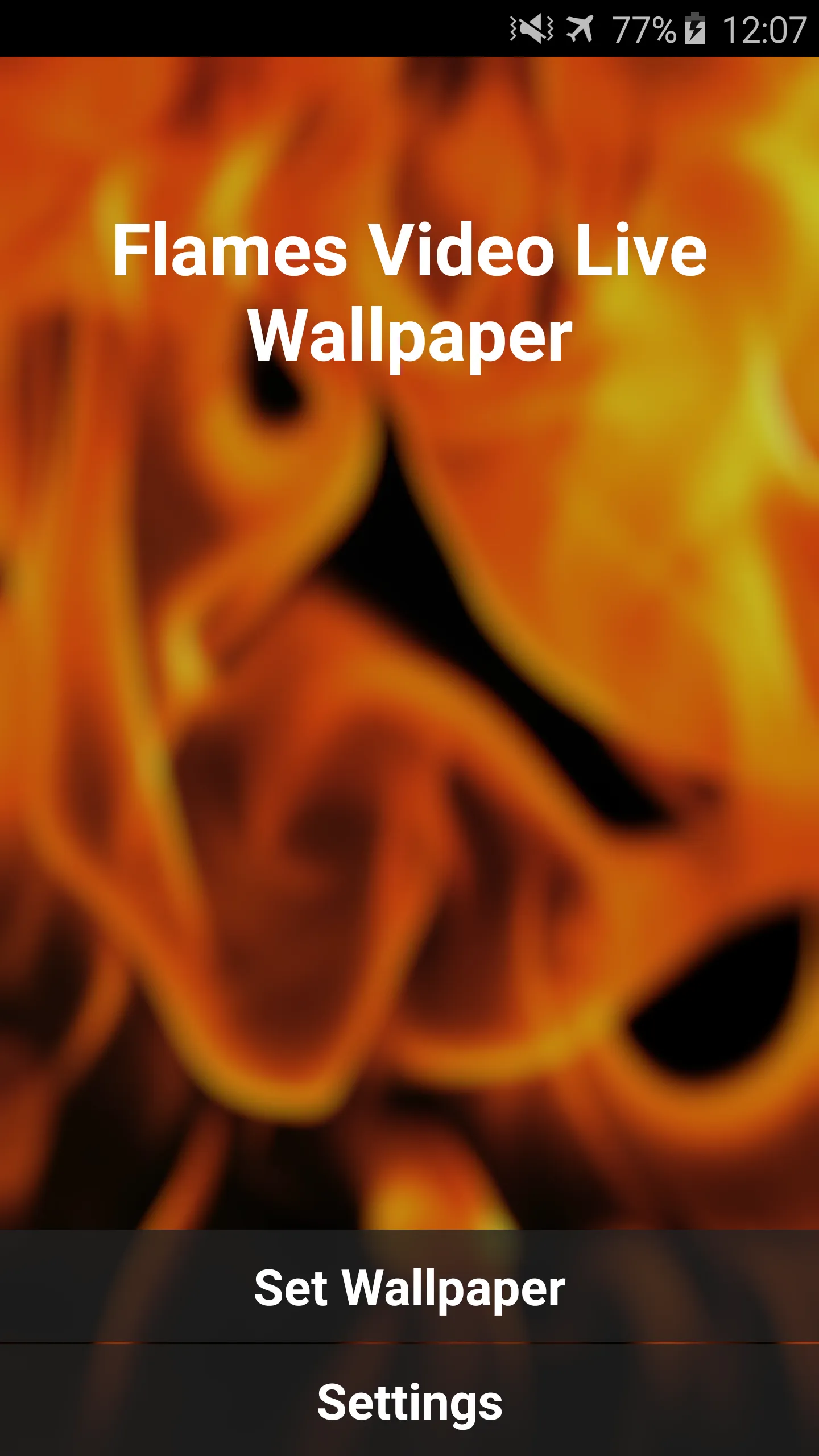 Flames Video Live Wallpaper | Indus Appstore | Screenshot