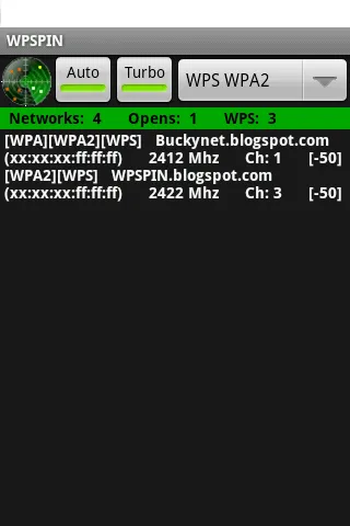WPSPIN. WPS Wireless Scanner. | Indus Appstore | Screenshot