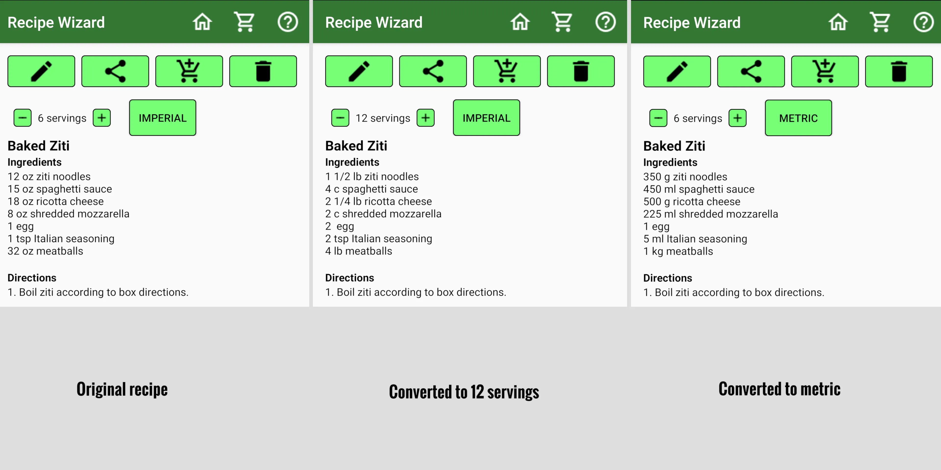 Recipe Wizard | Indus Appstore | Screenshot