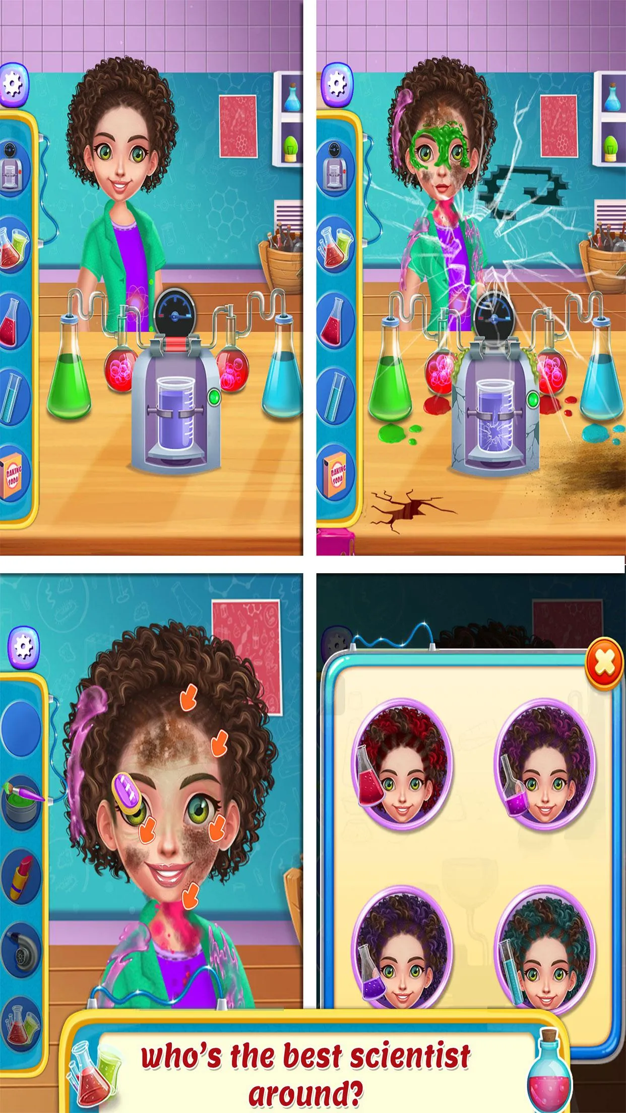 Science Experiments Lab Girl | Indus Appstore | Screenshot