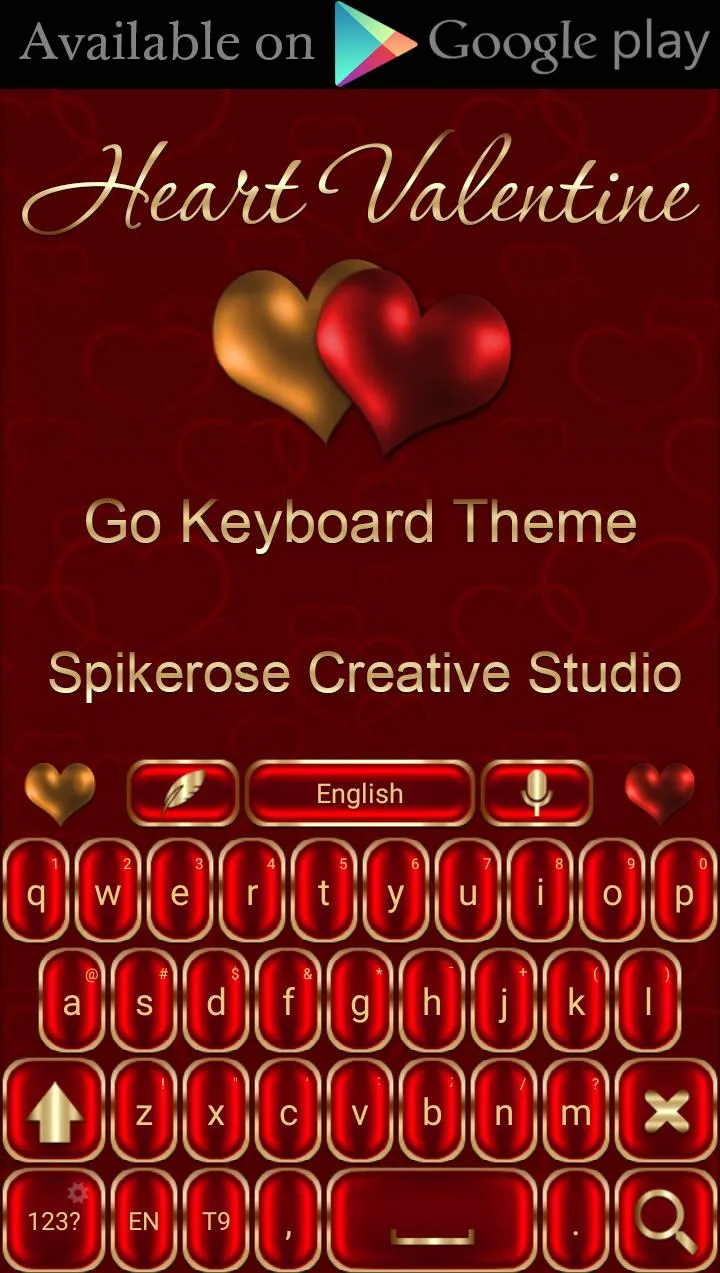 Hearts Love Go Locker theme | Indus Appstore | Screenshot