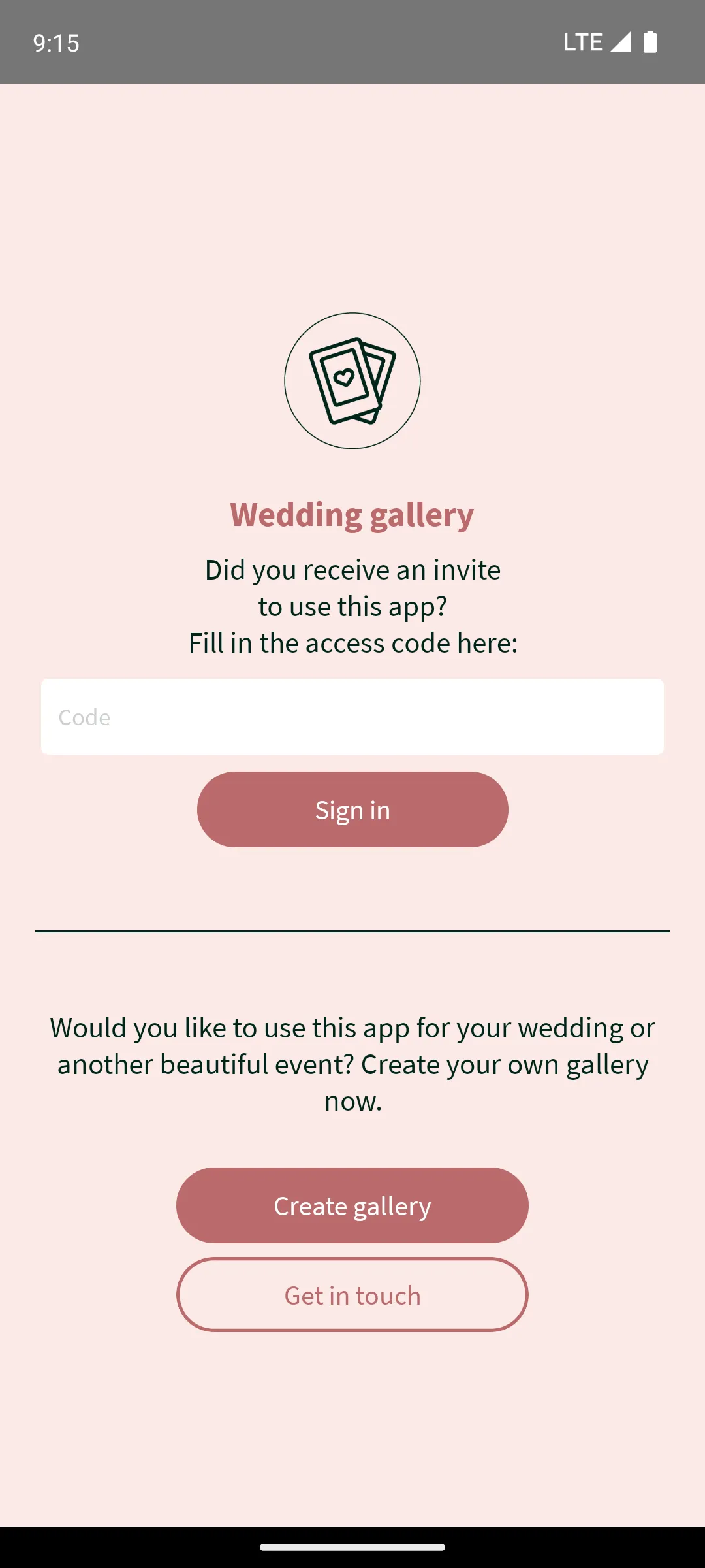 Wedding gallery | Indus Appstore | Screenshot