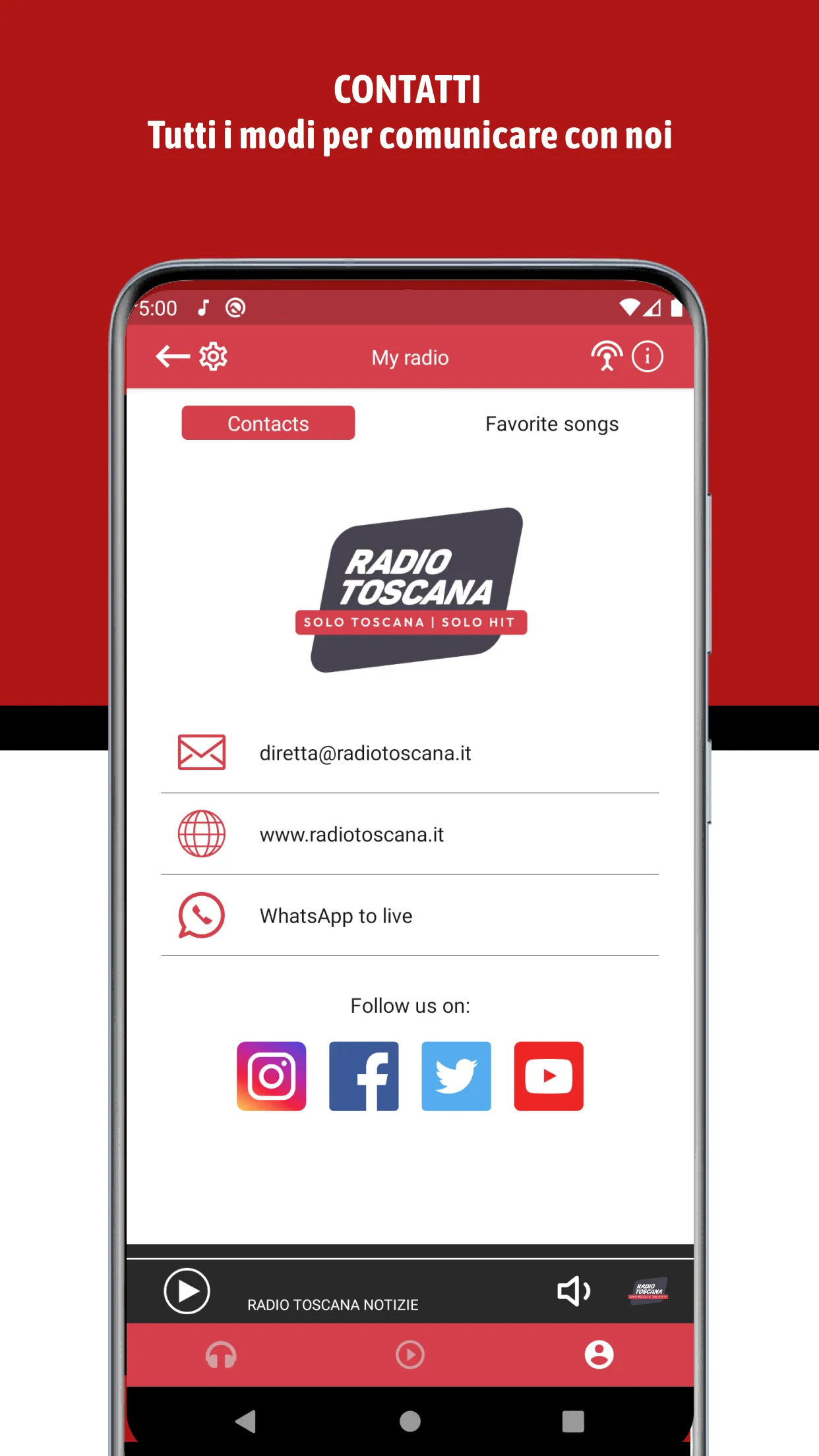 Radio Toscana | Indus Appstore | Screenshot