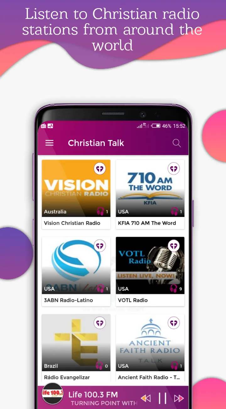 Great Gospel Songs & Radio Sta | Indus Appstore | Screenshot