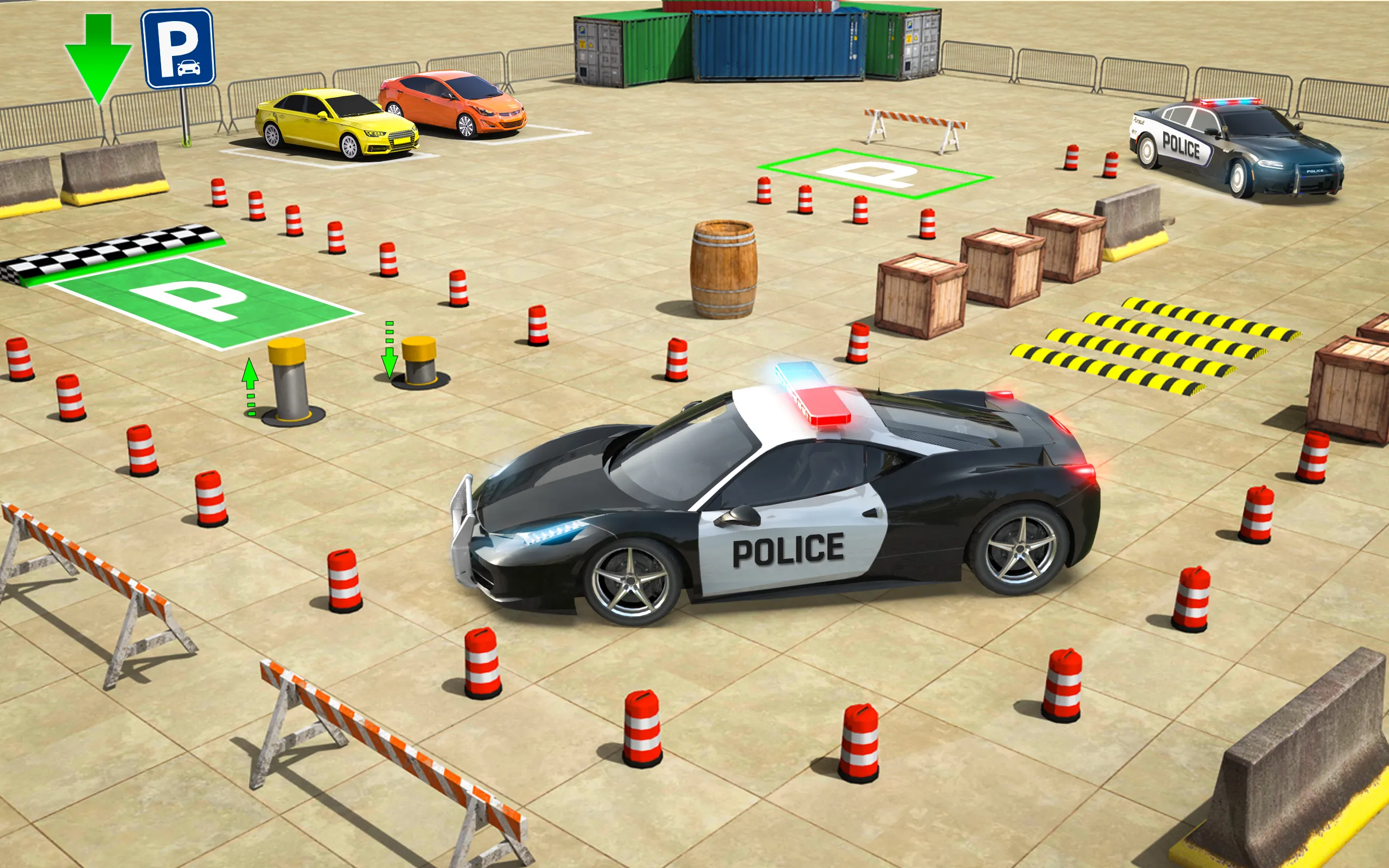 Police Car Parking School Game | Indus Appstore | Screenshot