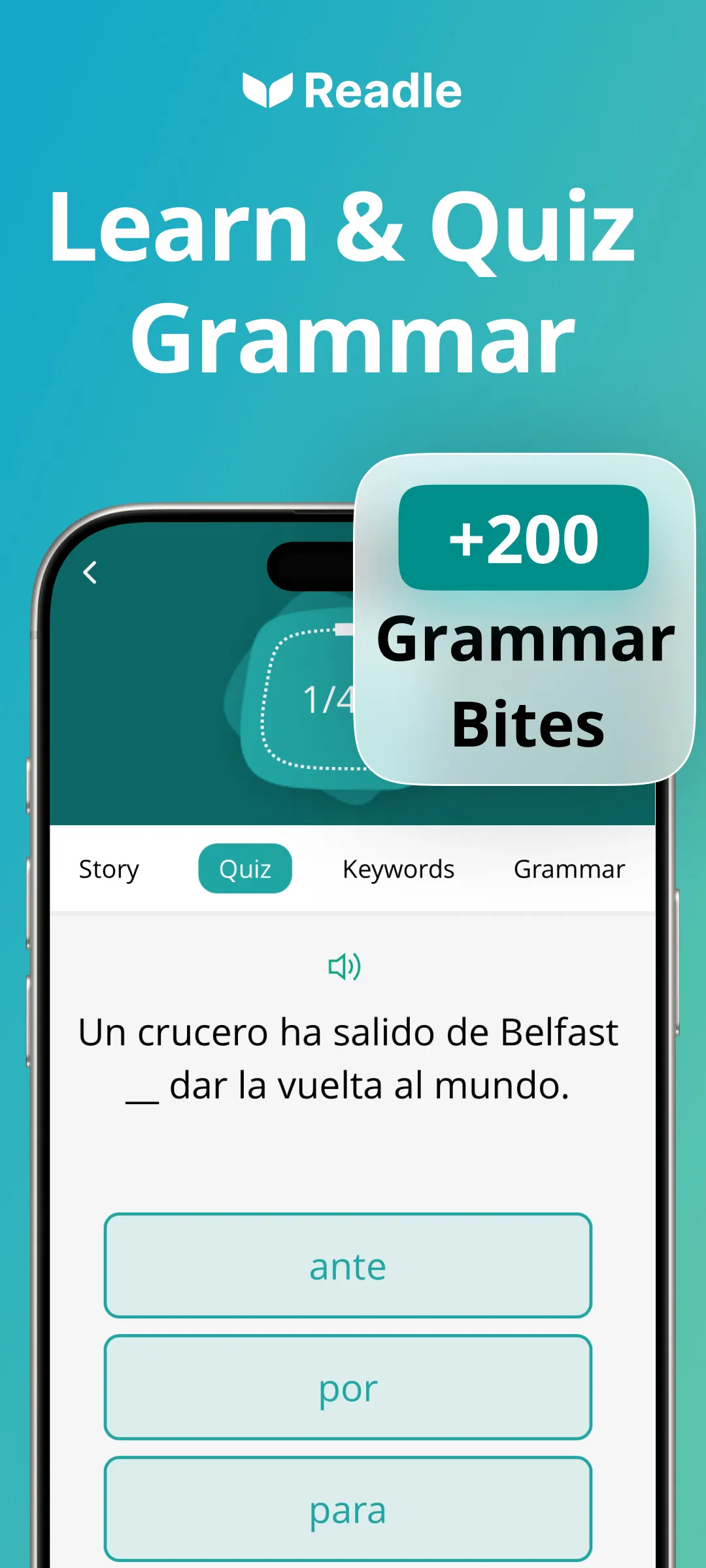 Learn Spanish: Daily Readle | Indus Appstore | Screenshot