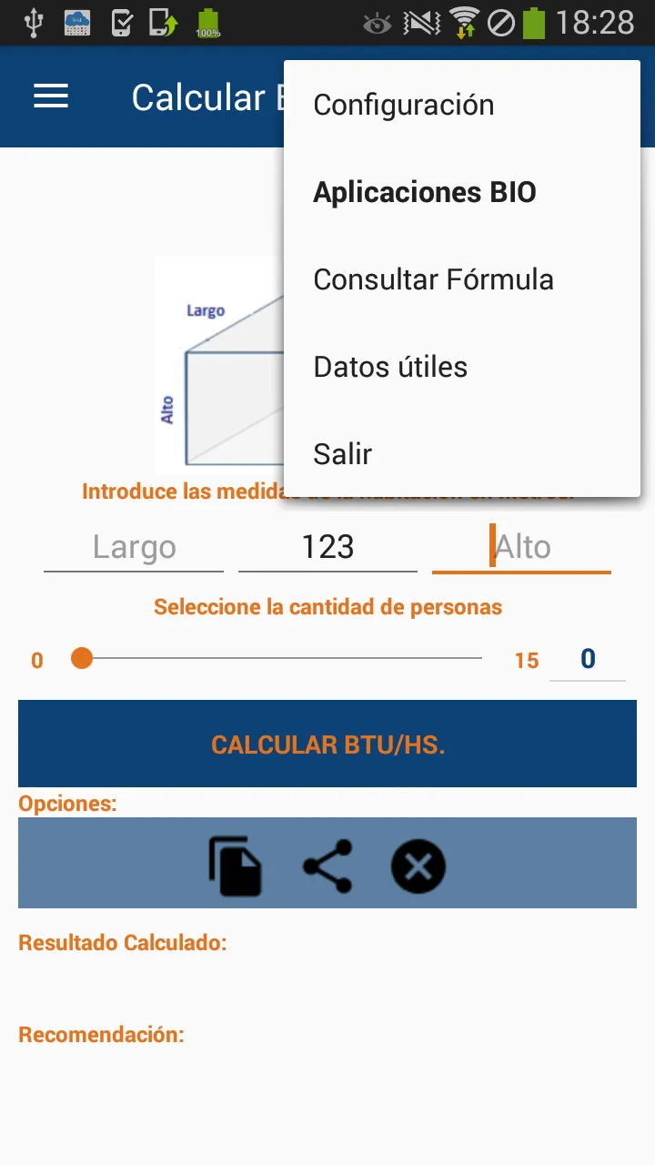 Calcular BTU | Indus Appstore | Screenshot