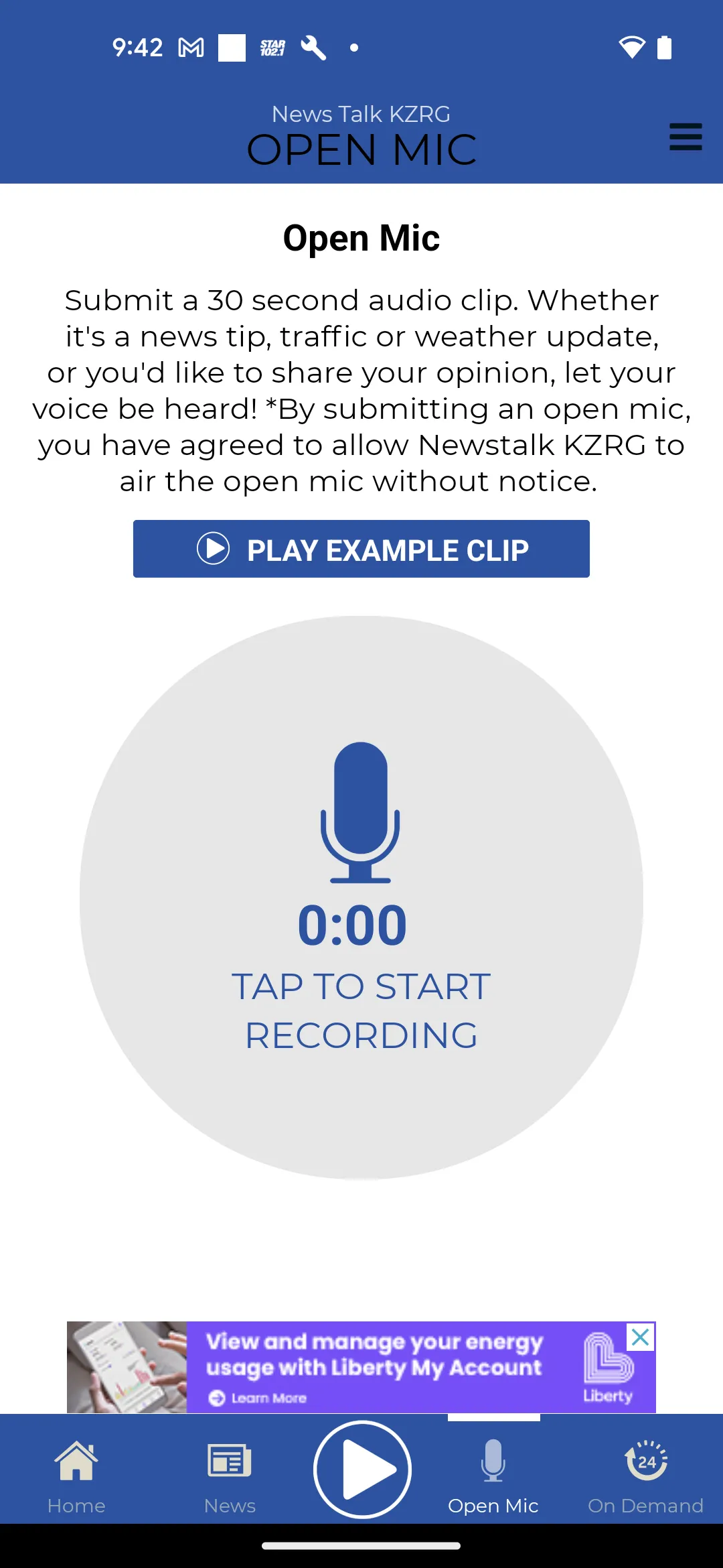 NewsTalk KZRG | Indus Appstore | Screenshot