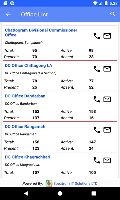 Central Biometric Attendance M | Indus Appstore | Screenshot