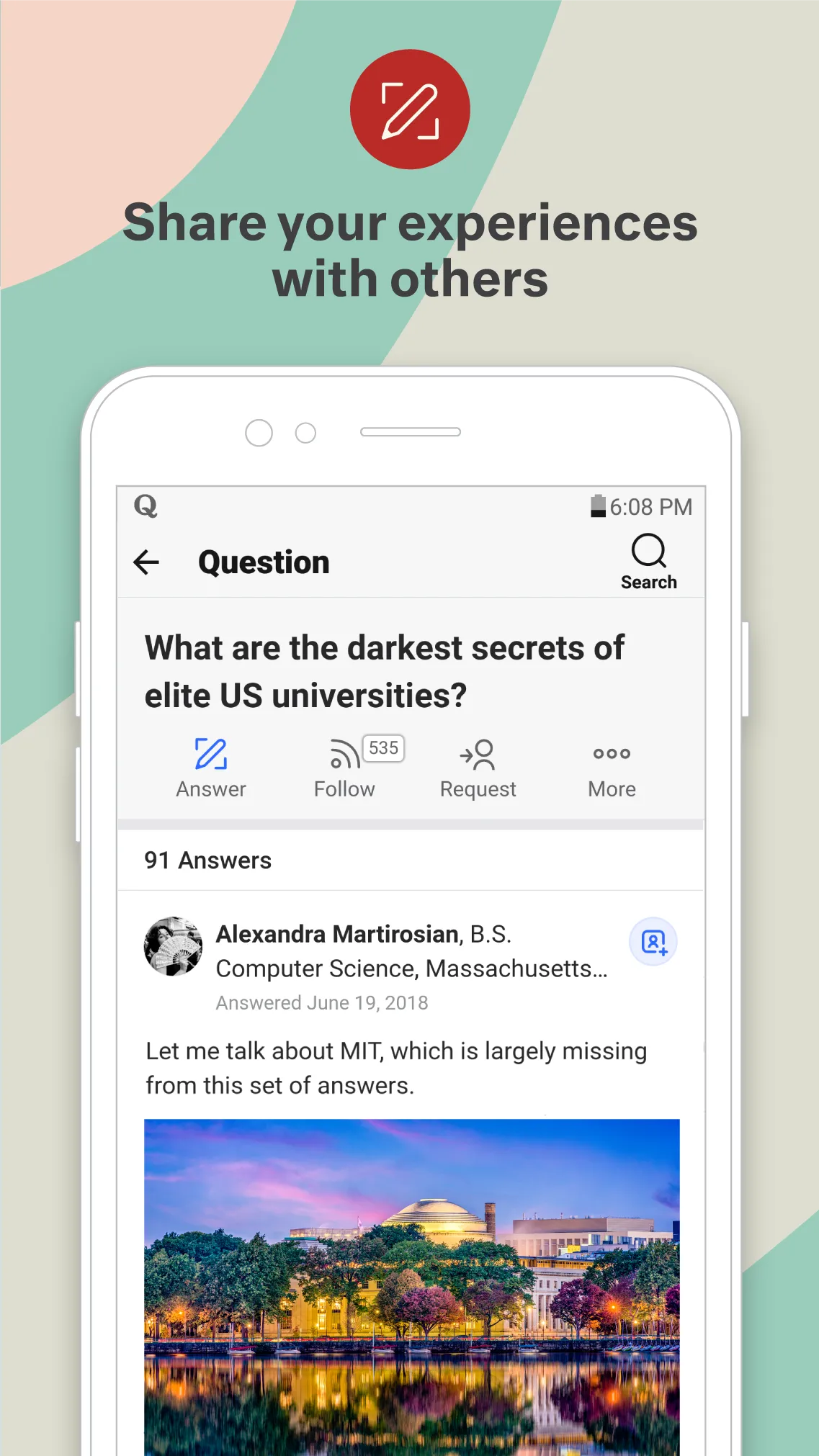 Quora: the knowledge platform | Indus Appstore | Screenshot