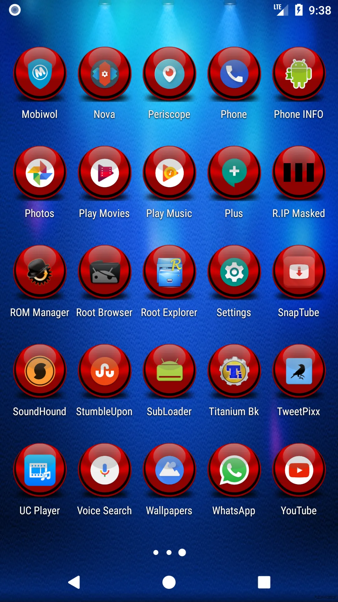 Red Icon Pack Masked | Indus Appstore | Screenshot