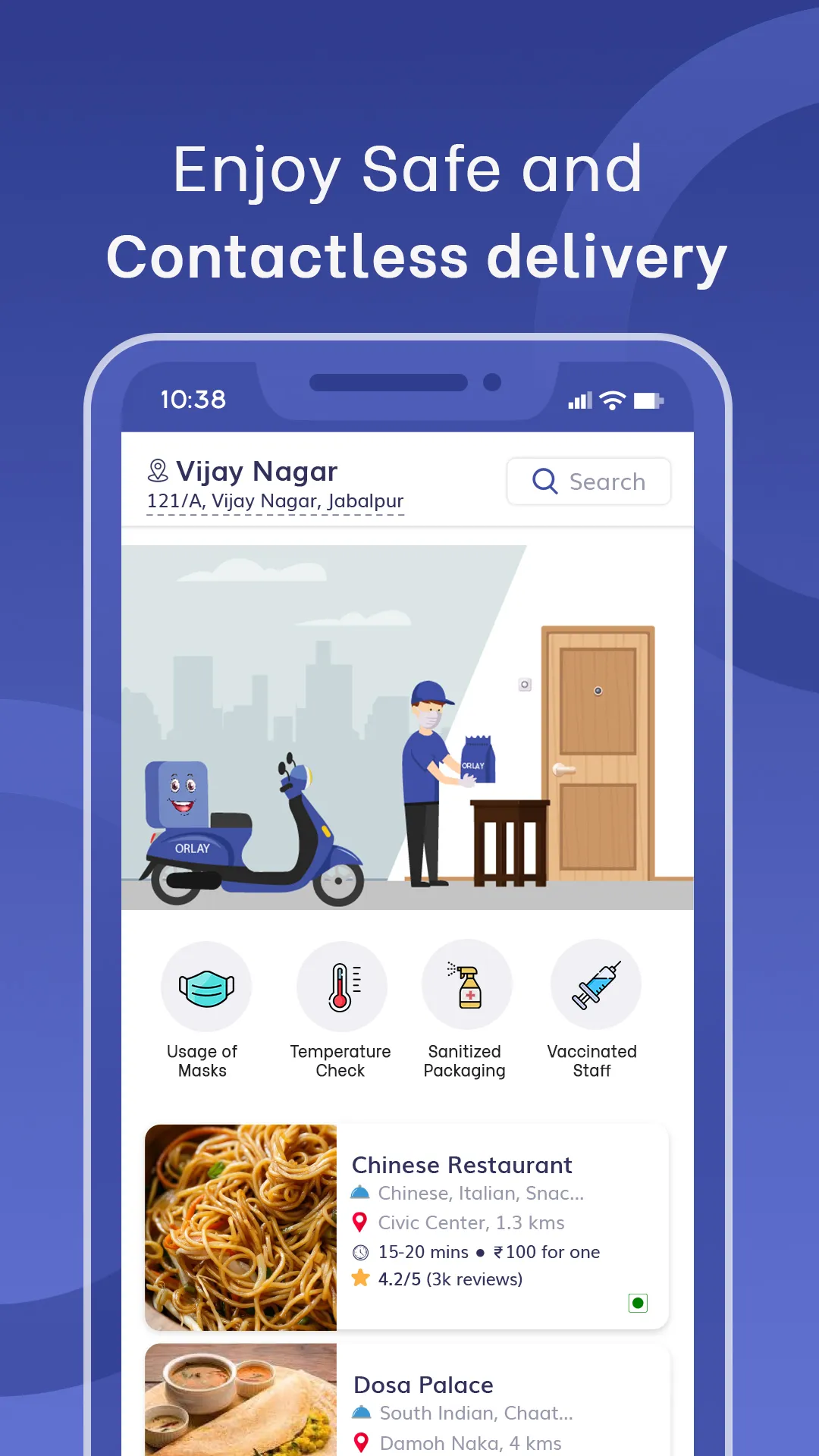 Orlay: Food Delivery at DineIn | Indus Appstore | Screenshot