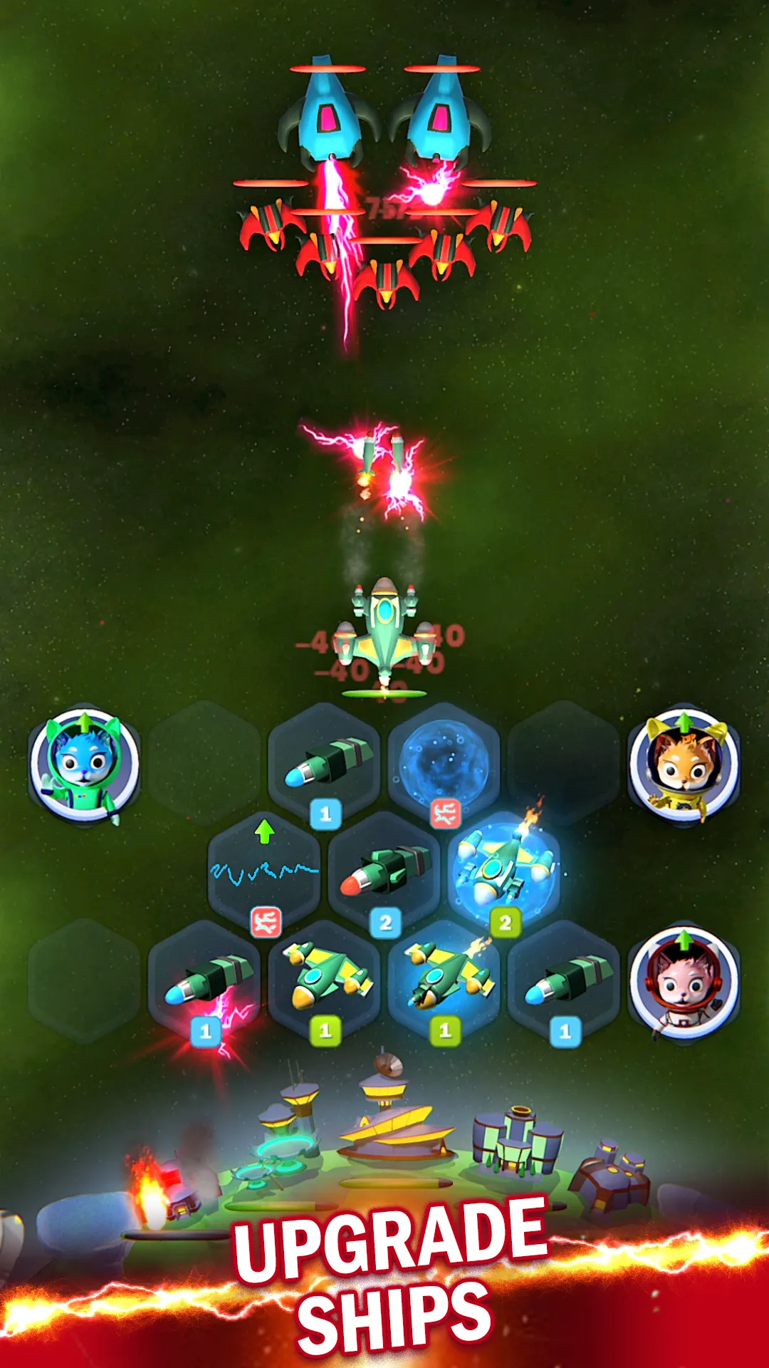 SpaceShips: Merge Shooter TD | Indus Appstore | Screenshot