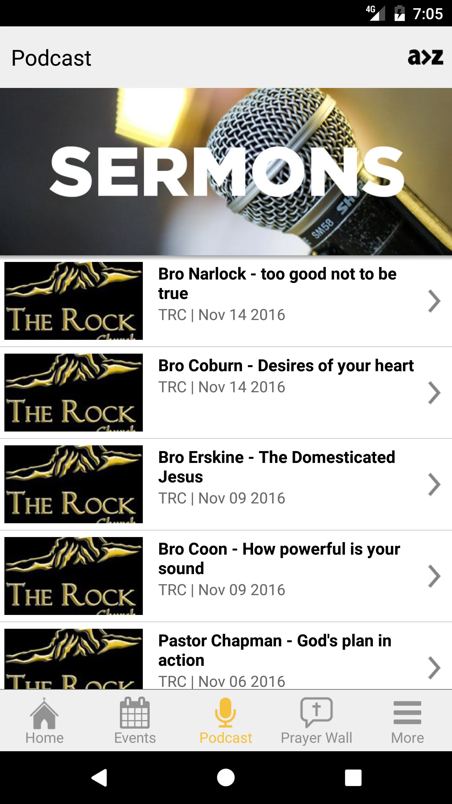 The Rock Church of Morganton | Indus Appstore | Screenshot