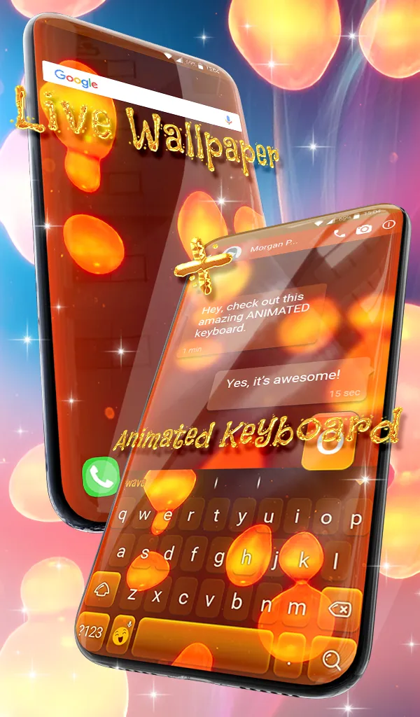 Lava Lamp Keyboard & Wallpaper | Indus Appstore | Screenshot