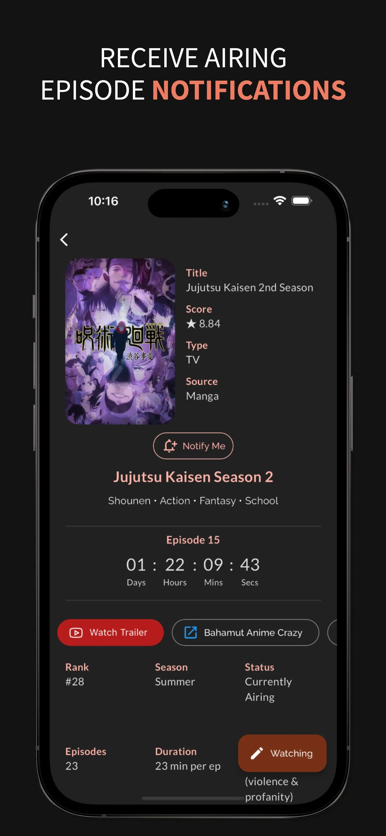 Animenetic: Anime Notification | Indus Appstore | Screenshot