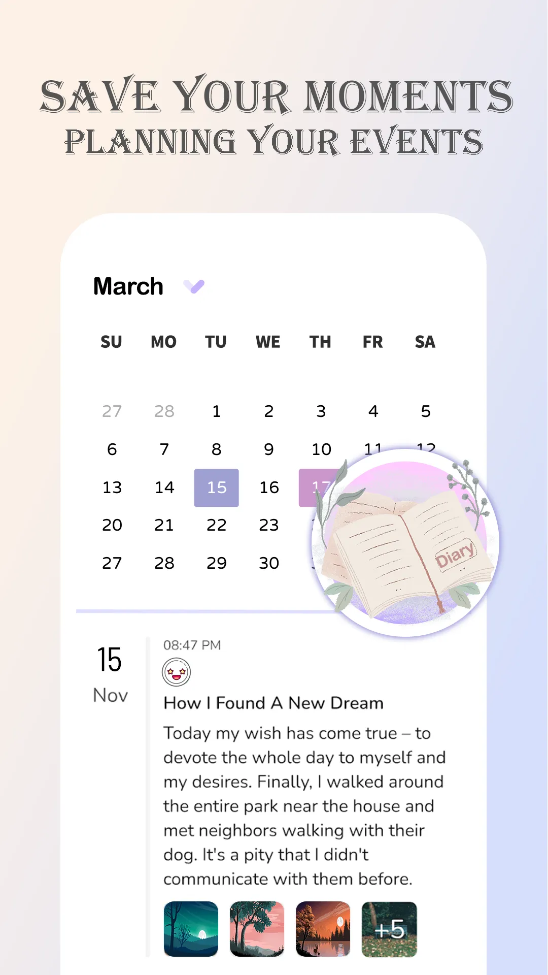 Journal with Lock: Daily Diary | Indus Appstore | Screenshot