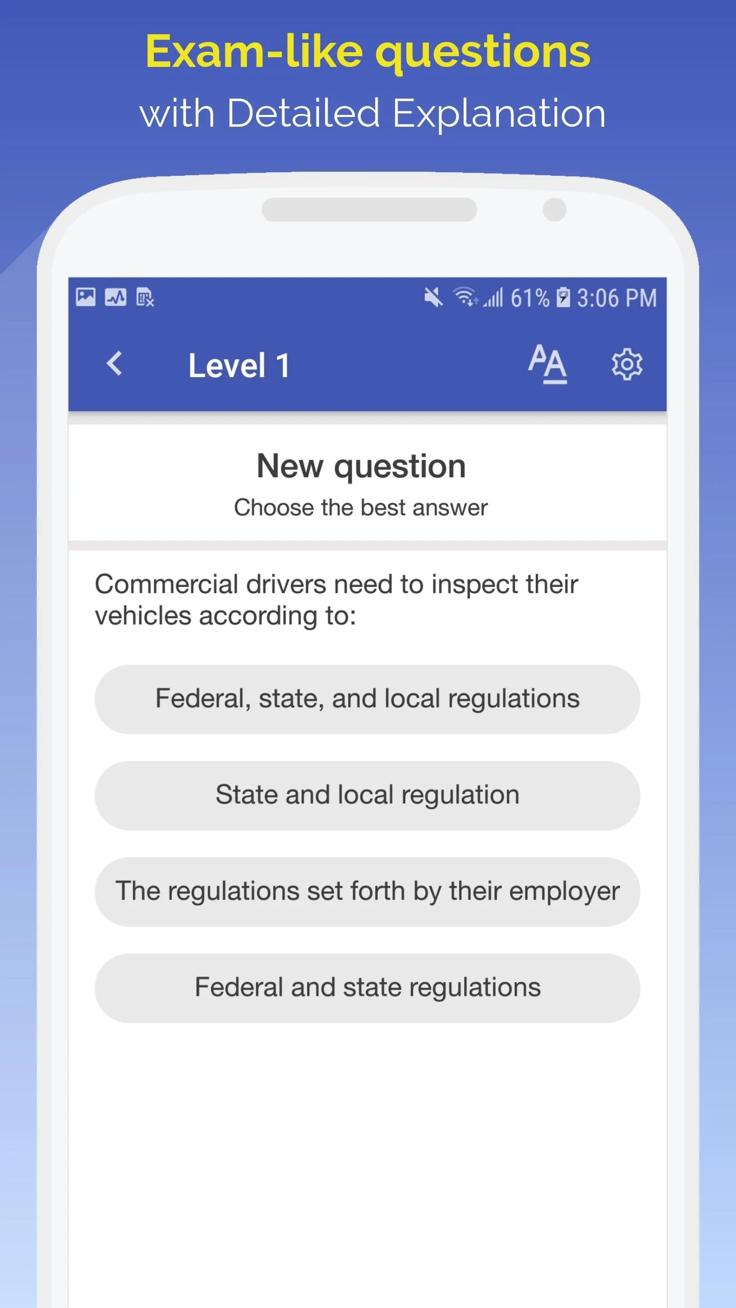 CDL Prep & Practice Test 2023 | Indus Appstore | Screenshot