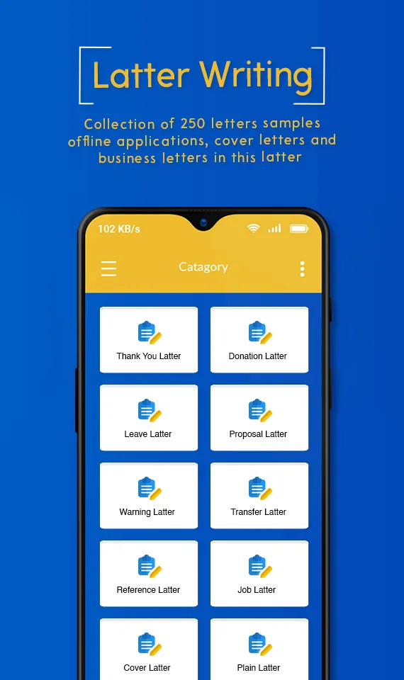 Letter Writing Templates | Indus Appstore | Screenshot