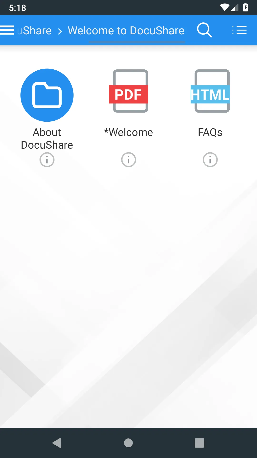 Xerox DocuShare | Indus Appstore | Screenshot