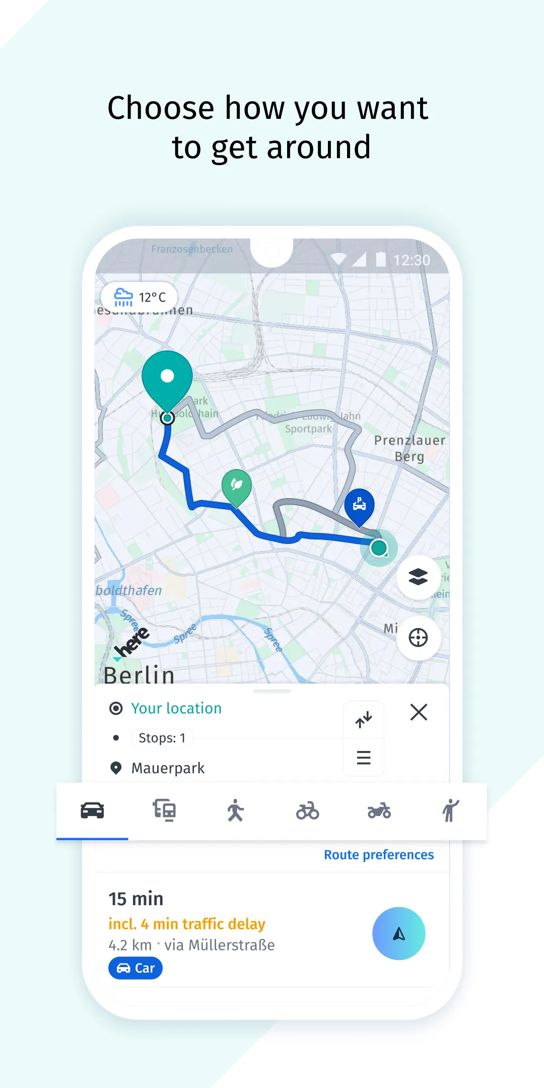 HERE WeGo: Maps & Navigation | Indus Appstore | Screenshot
