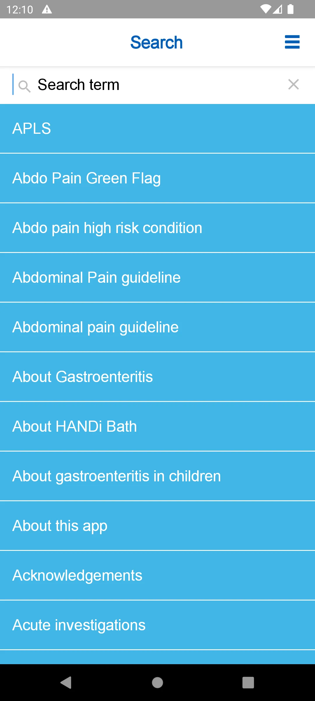 HANDi Paediatrics | Indus Appstore | Screenshot