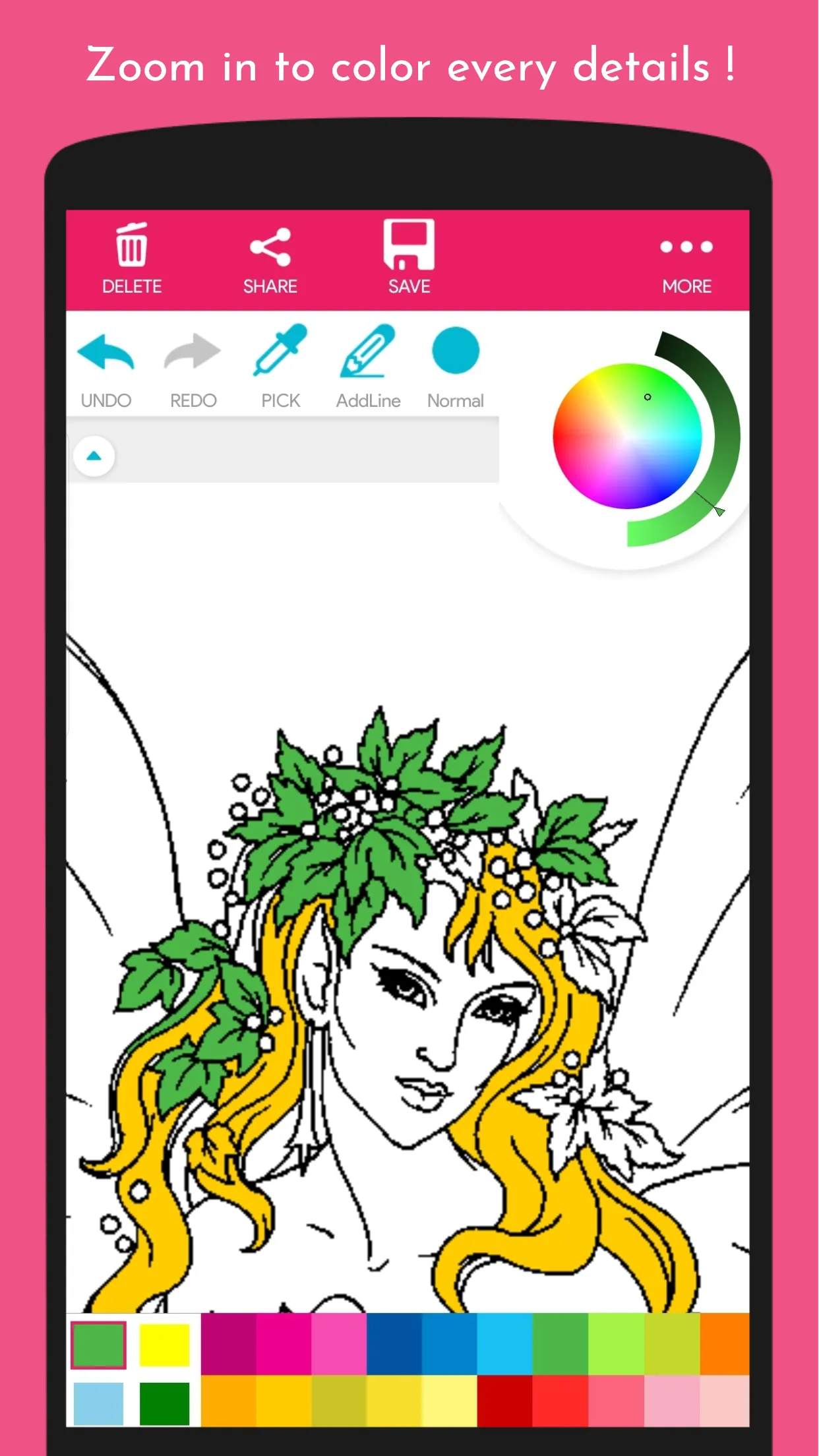 Angel and Fairy Coloring Book | Indus Appstore | Screenshot