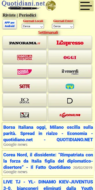 Quotidiani.net | Indus Appstore | Screenshot