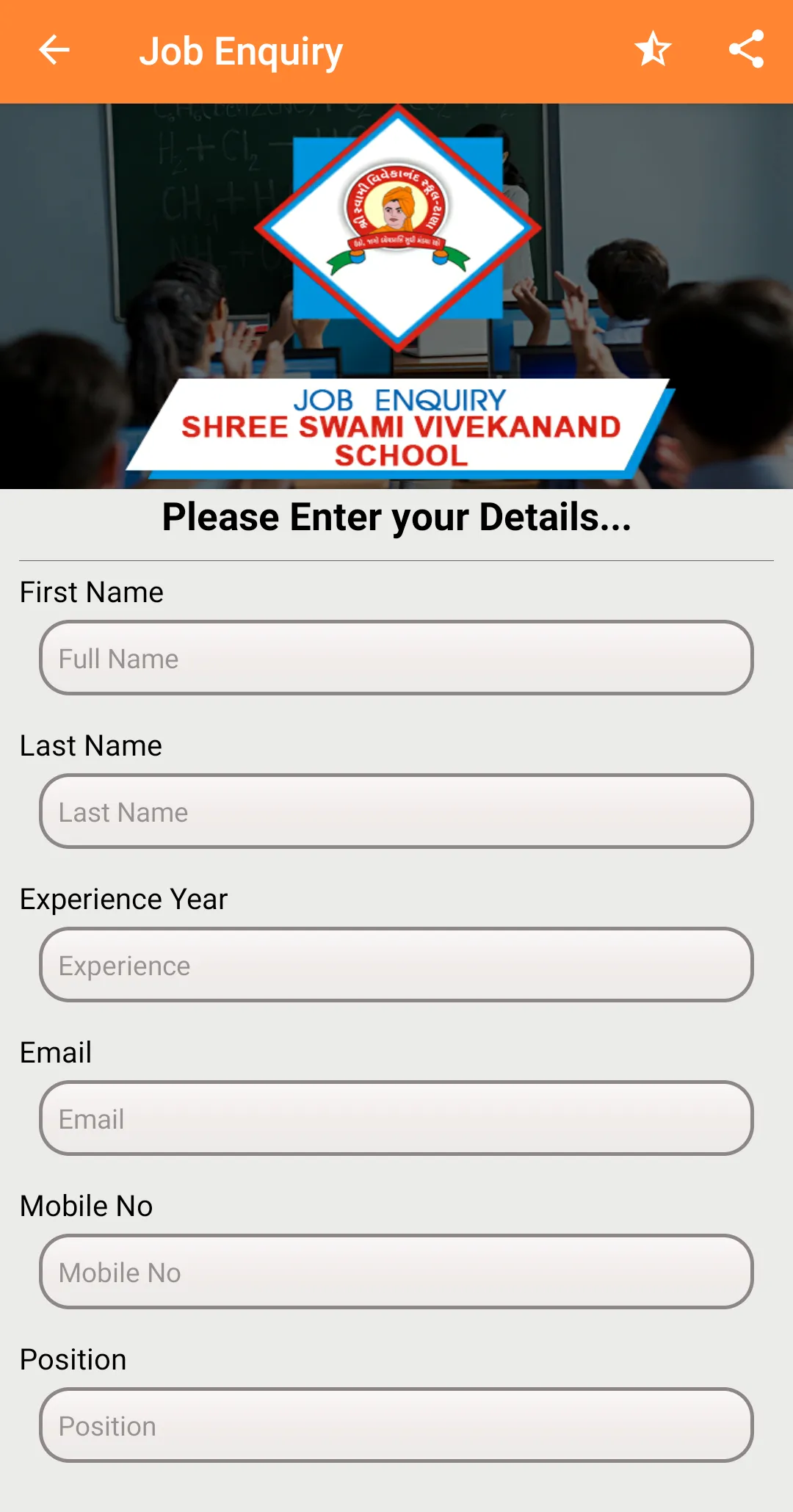 Shree Swami Vivekanand School | Indus Appstore | Screenshot